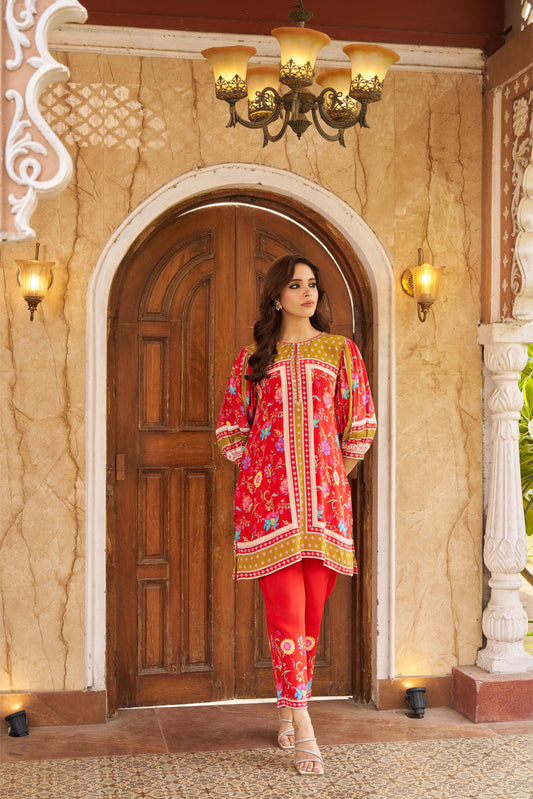 Khawaab Red Co-ord Set