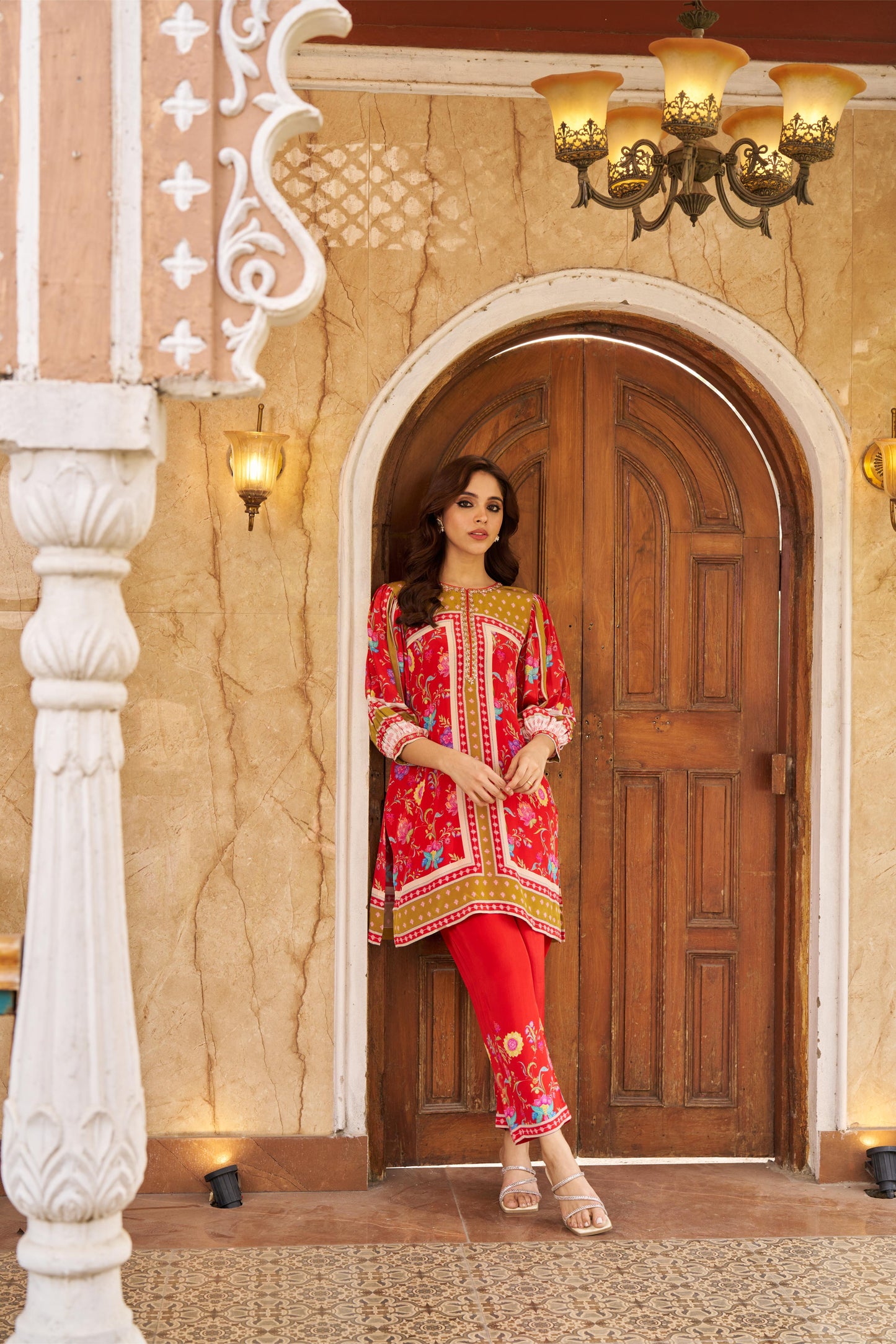 Khawaab Red Co-ord Set