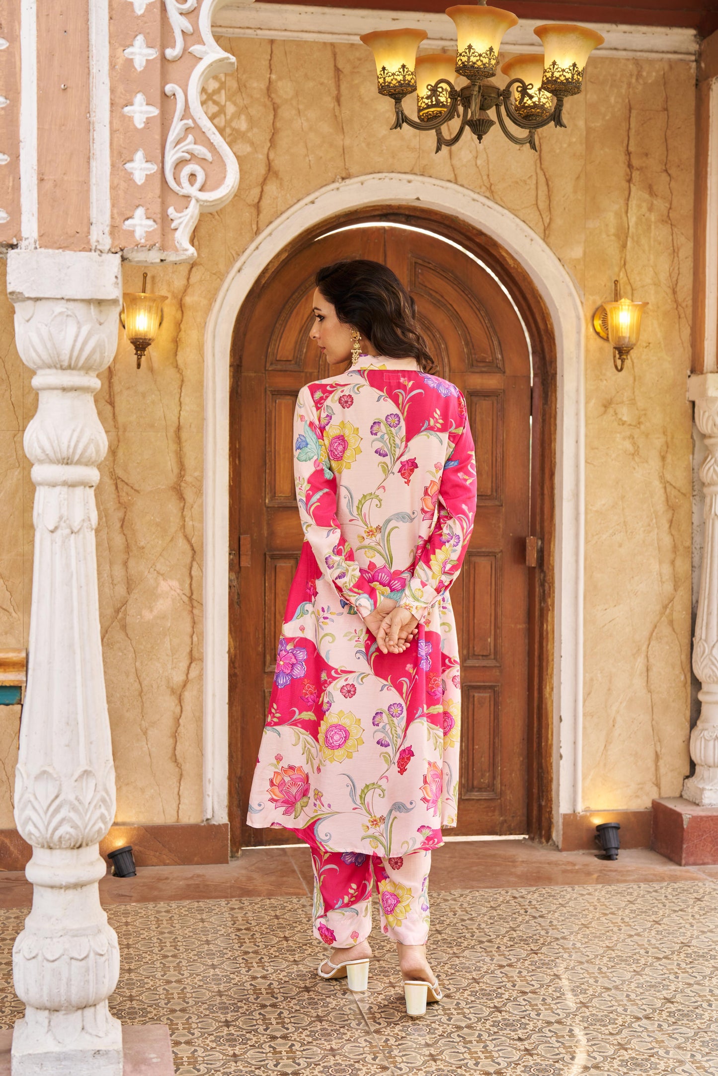 Ruya Pink Kurta Set