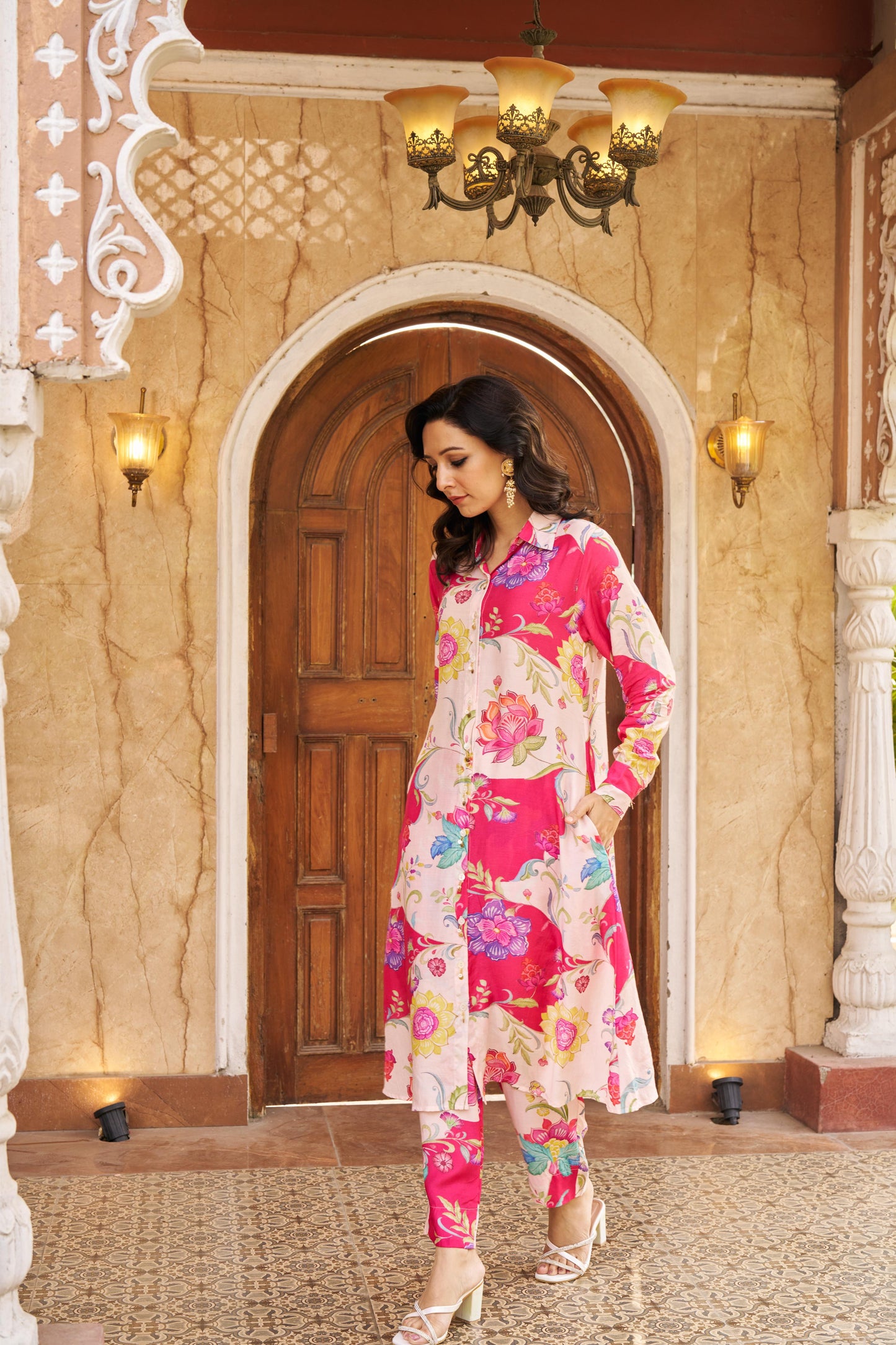 Ruya Pink Kurta Set