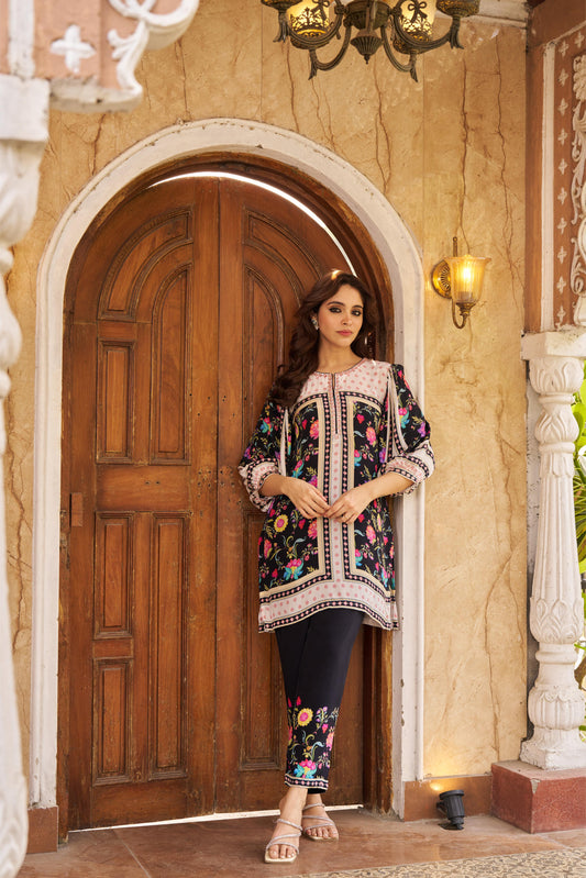 Khawaab Black Co-ord Set