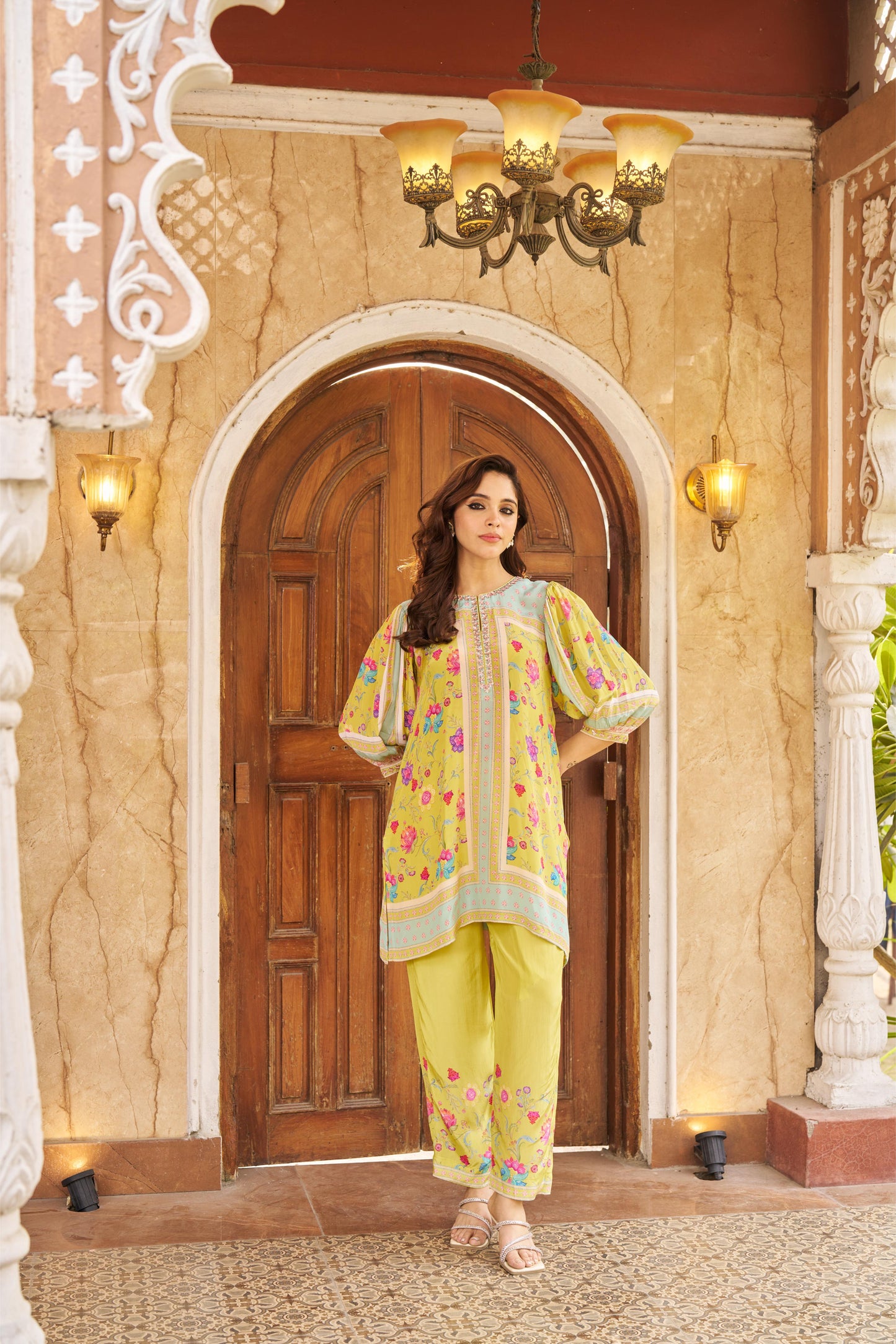 Khawaab Lime Co-ord Set