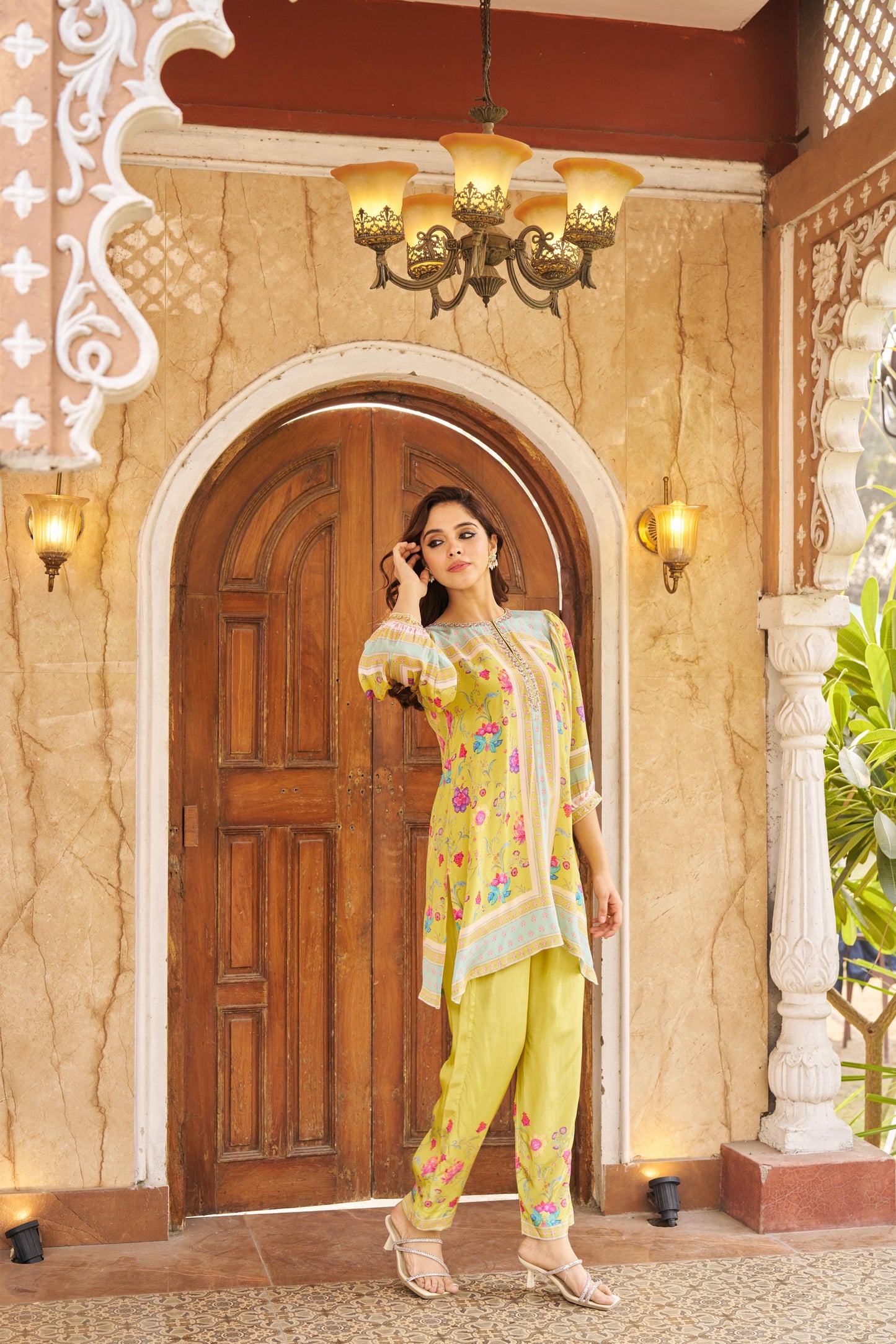 Khawaab Lime Co-ord Set