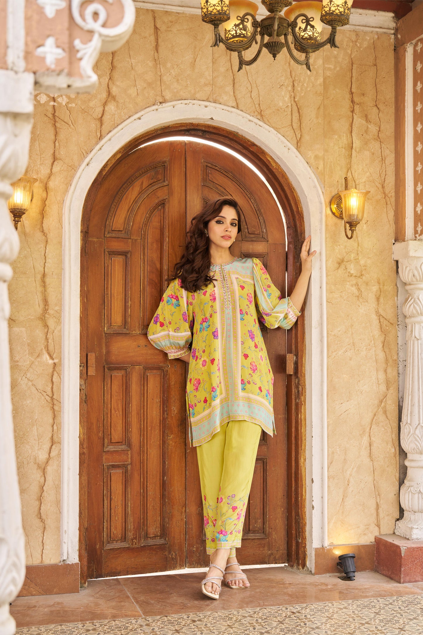 Khawaab Lime Co-ord Set