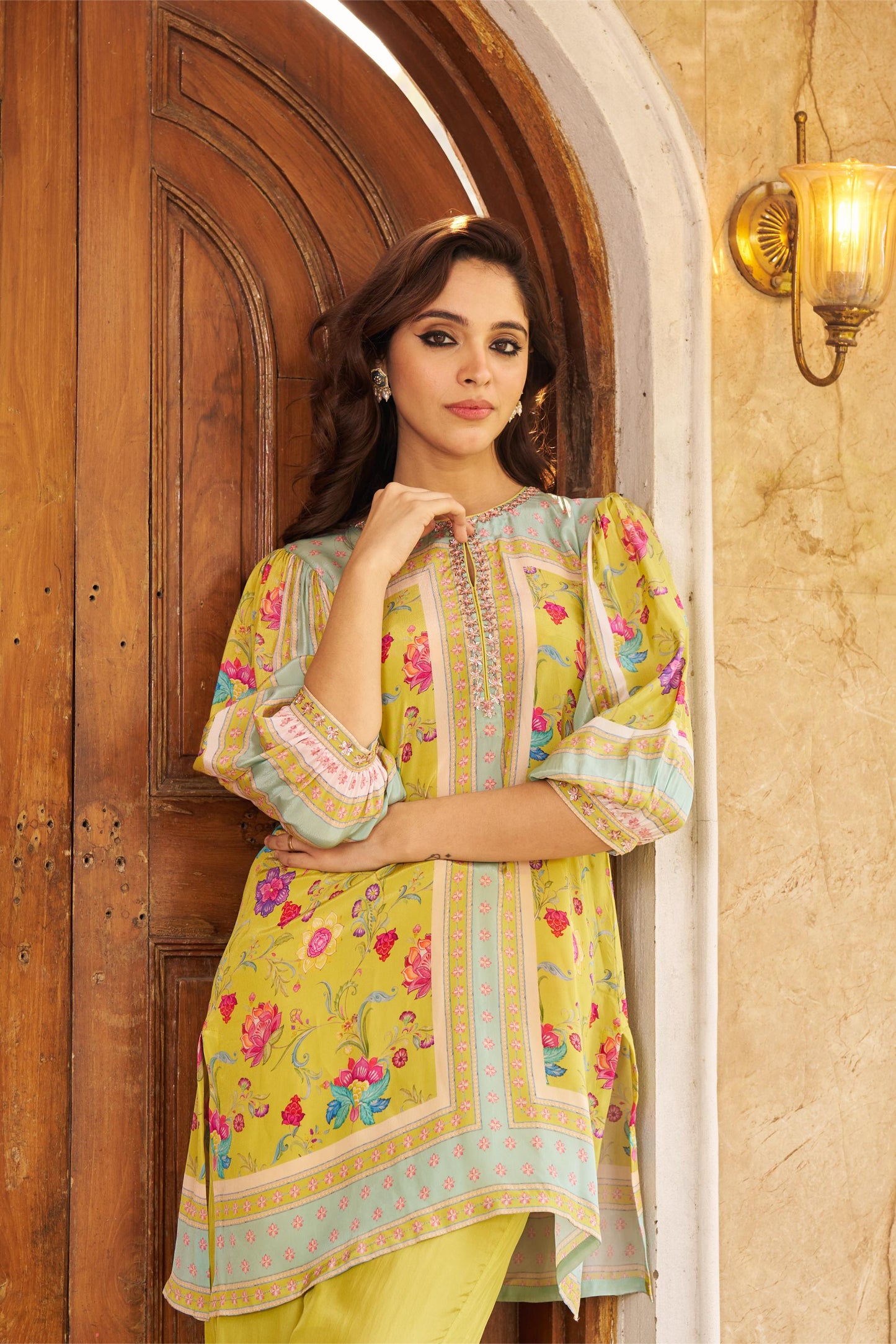 Khawaab Lime Co-ord Set