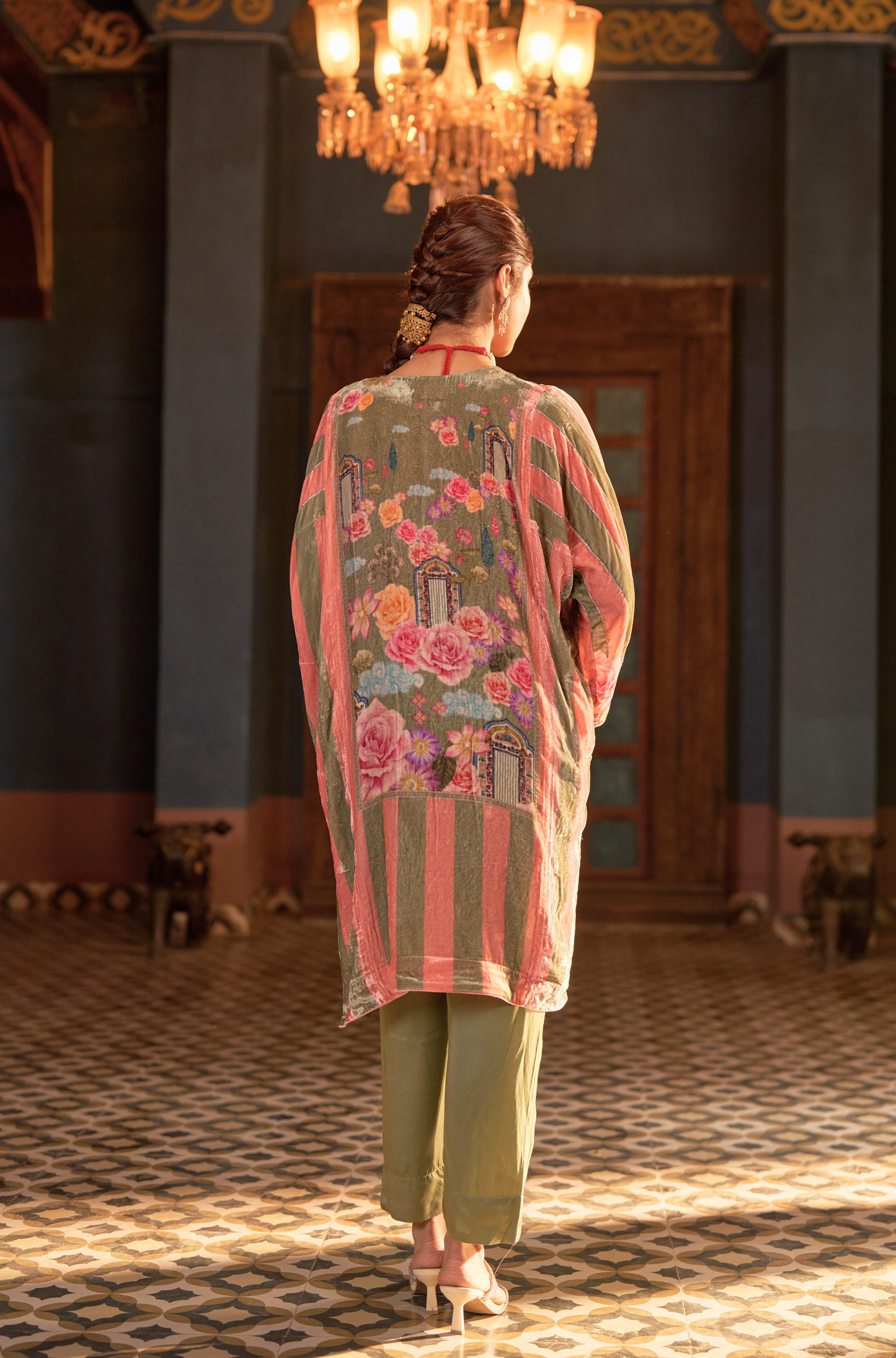 Naaz Green Phiran Set