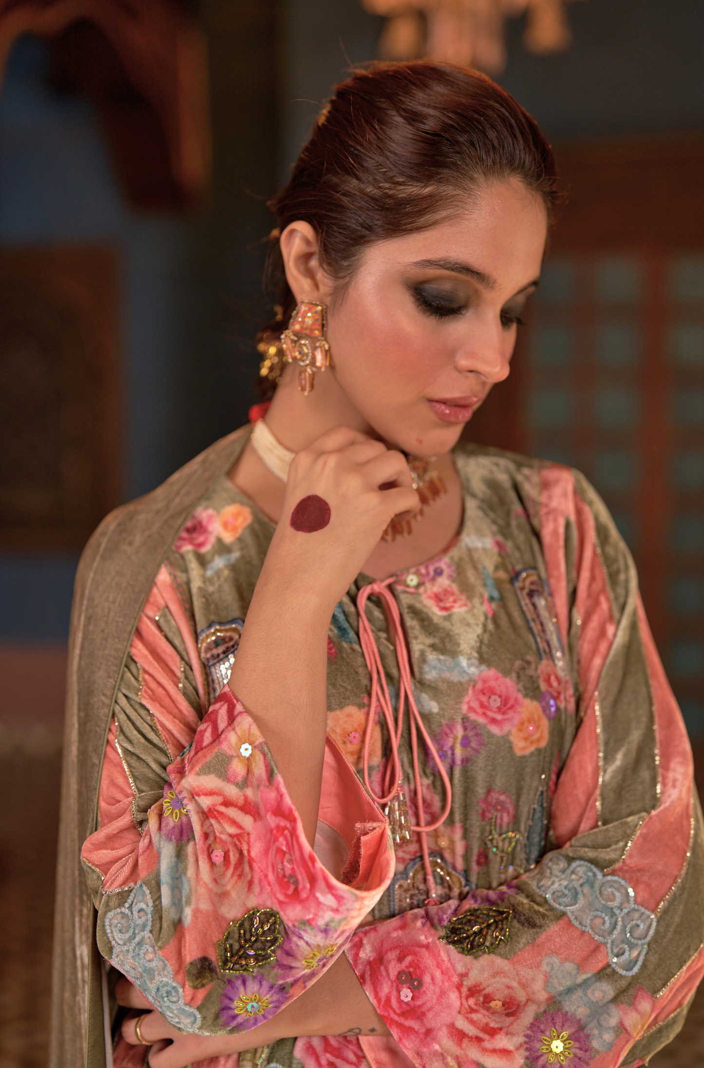 Naaz Green Phiran Set