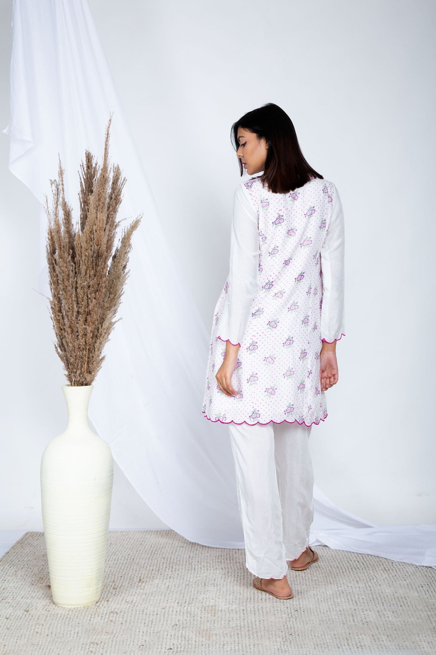 Ditsy PrimRose Short Tunic Set