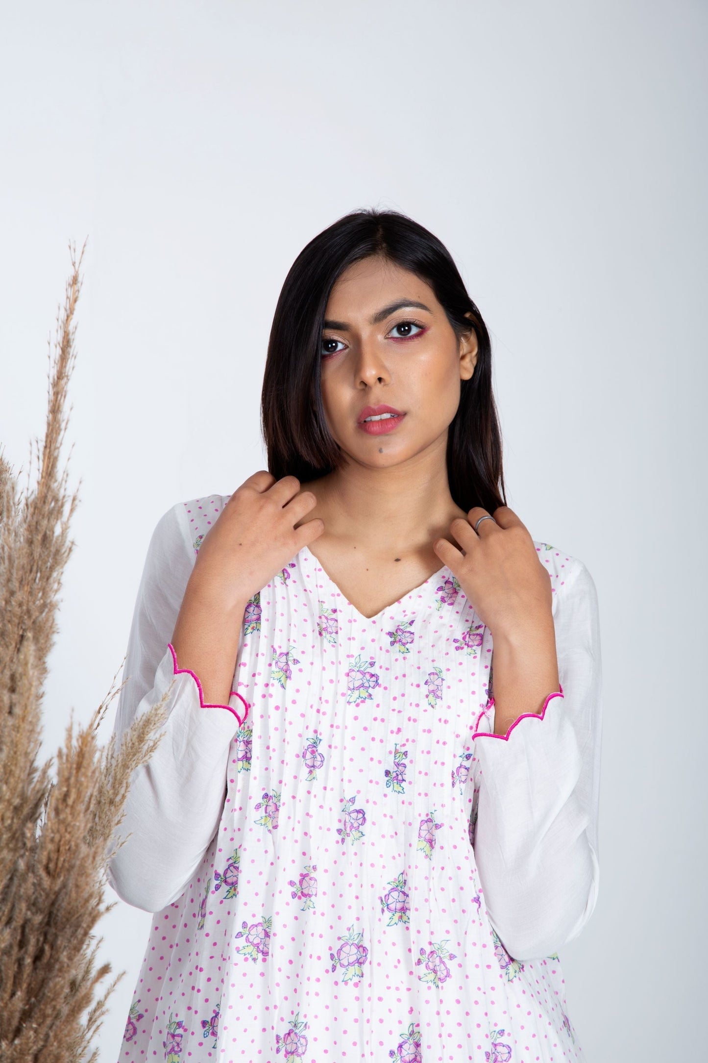 Ditsy PrimRose Short Tunic Set