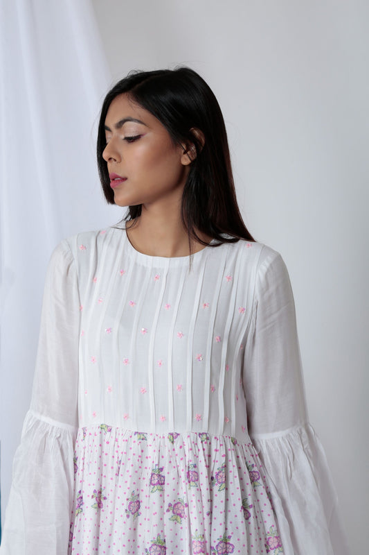 Ditsy PrimRose Full Length Dress