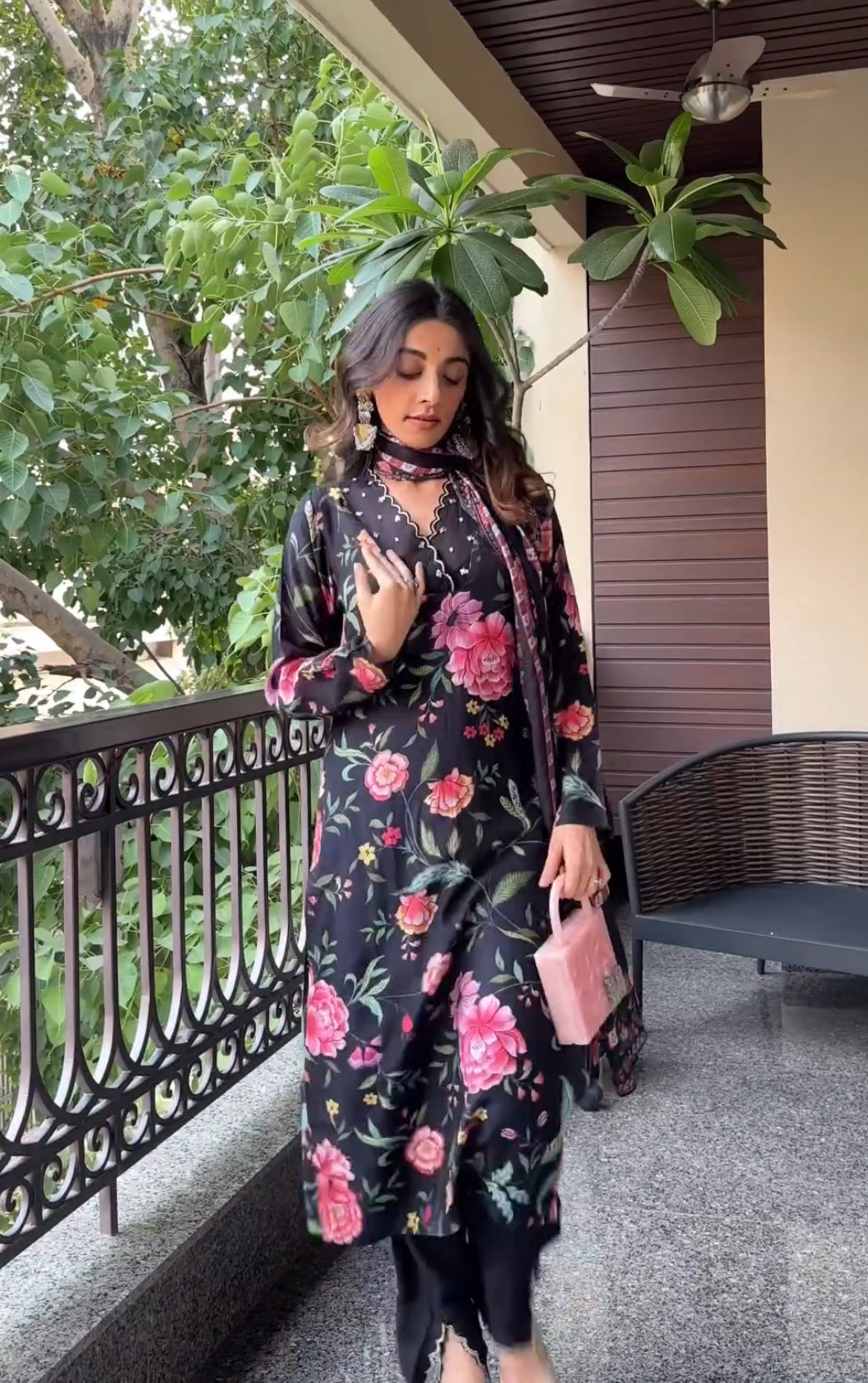 AKS BLACK KURTA SET