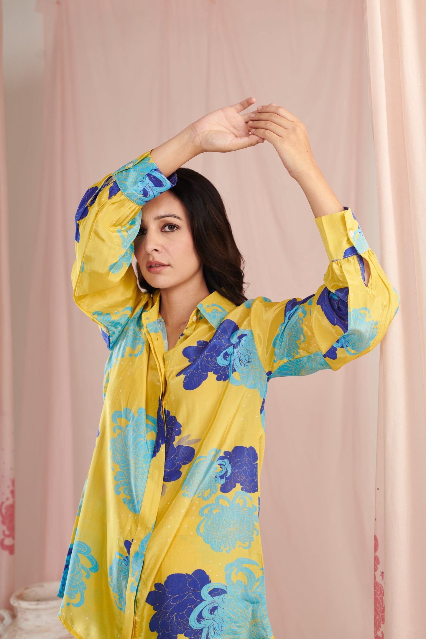 Floral power lime co-ord set