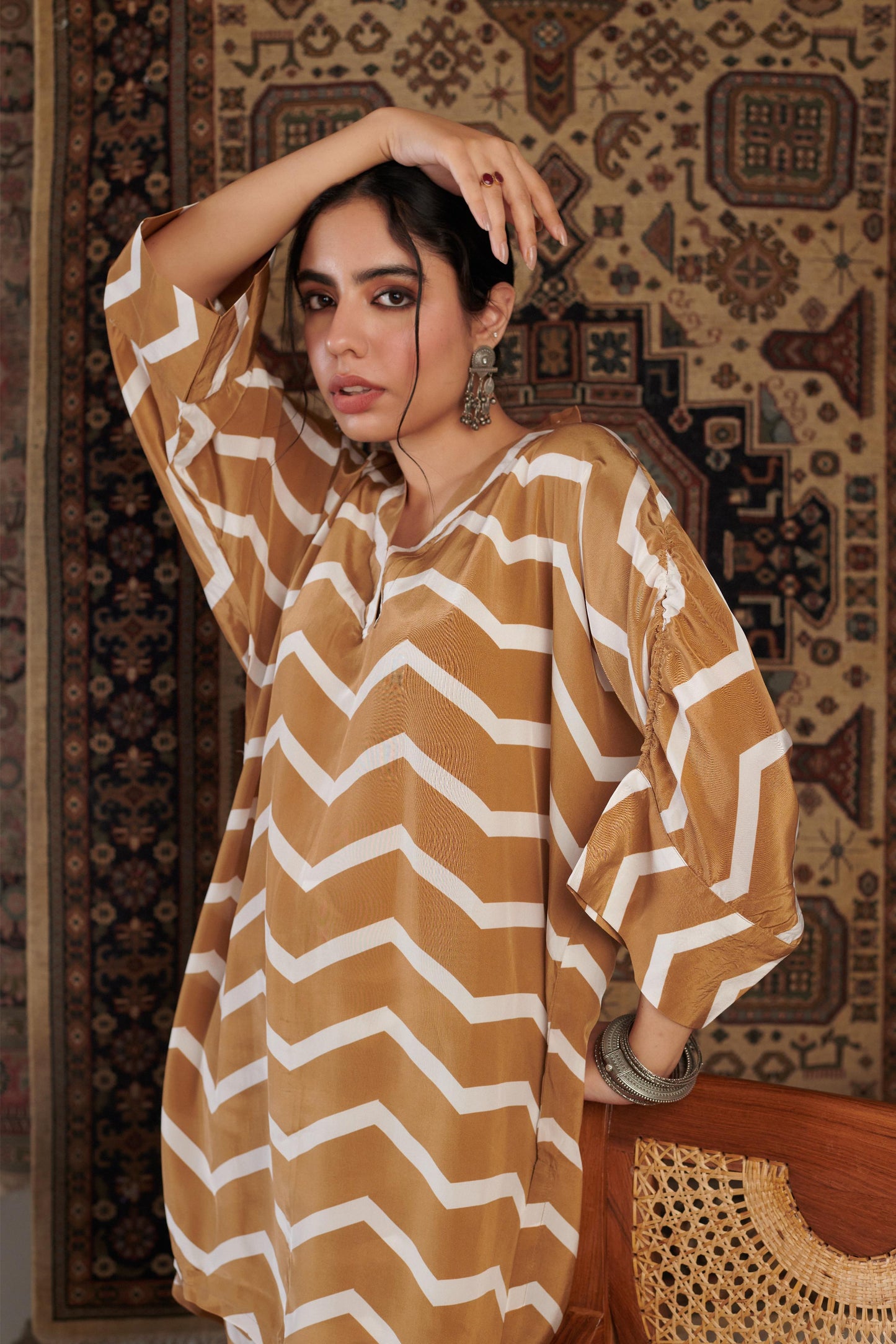 CHEVRON MUSTARD CO-ORD SET