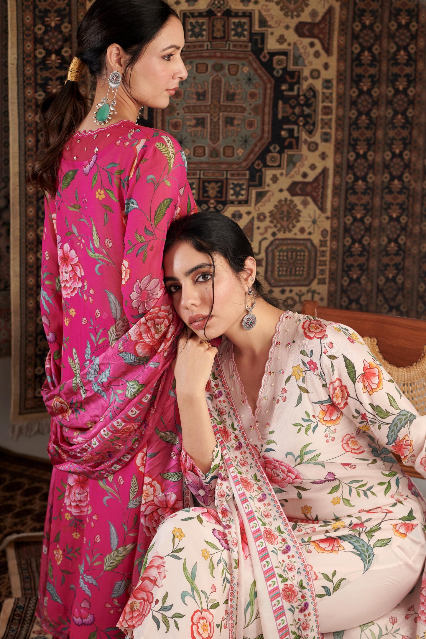 AKS HOT PINK KURTA SET