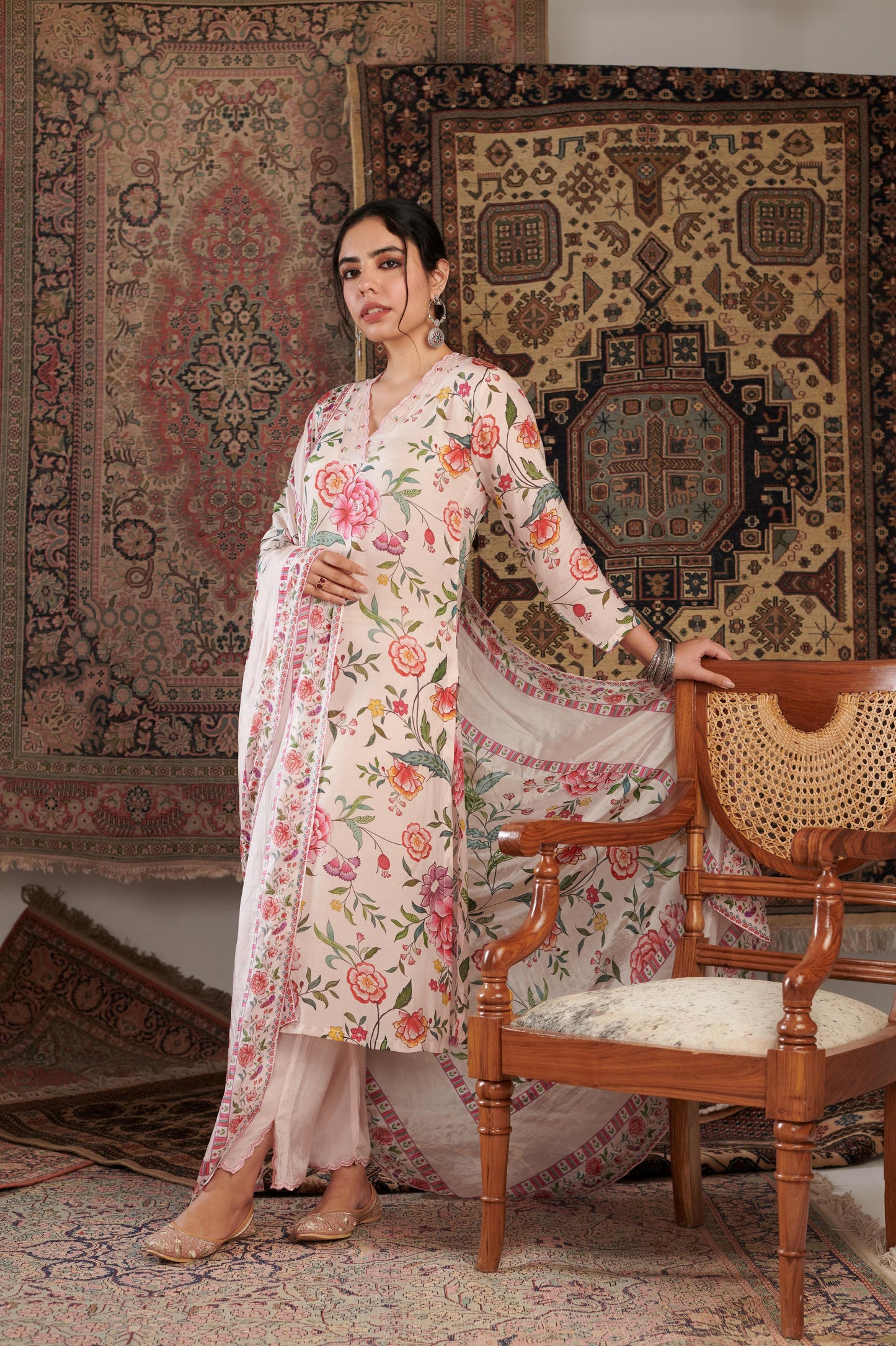 AKS IVORY KURTA SET