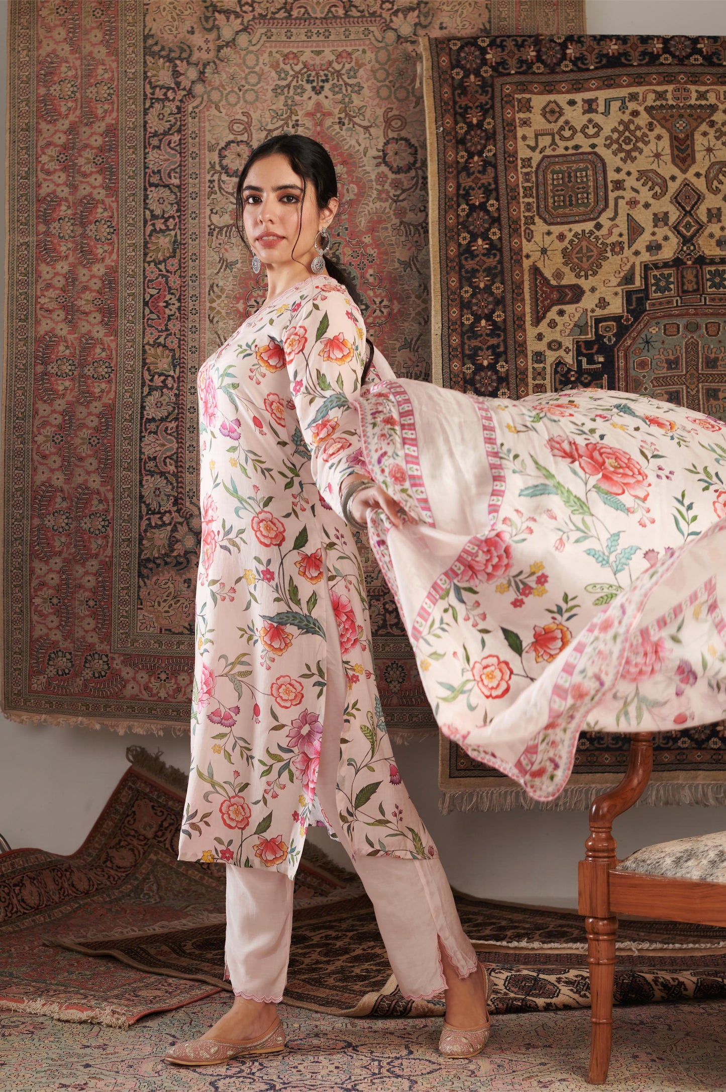 AKS IVORY KURTA SET