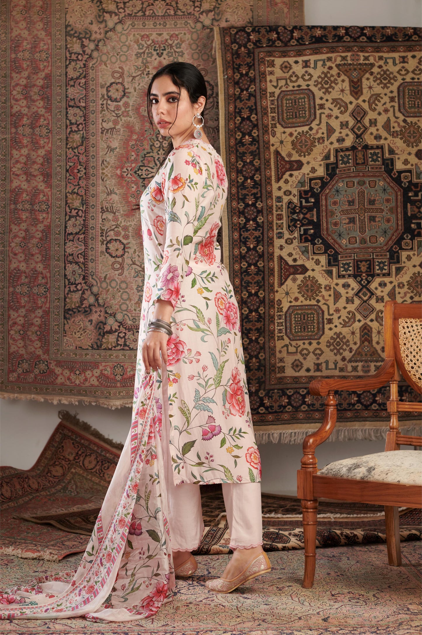AKS IVORY KURTA SET