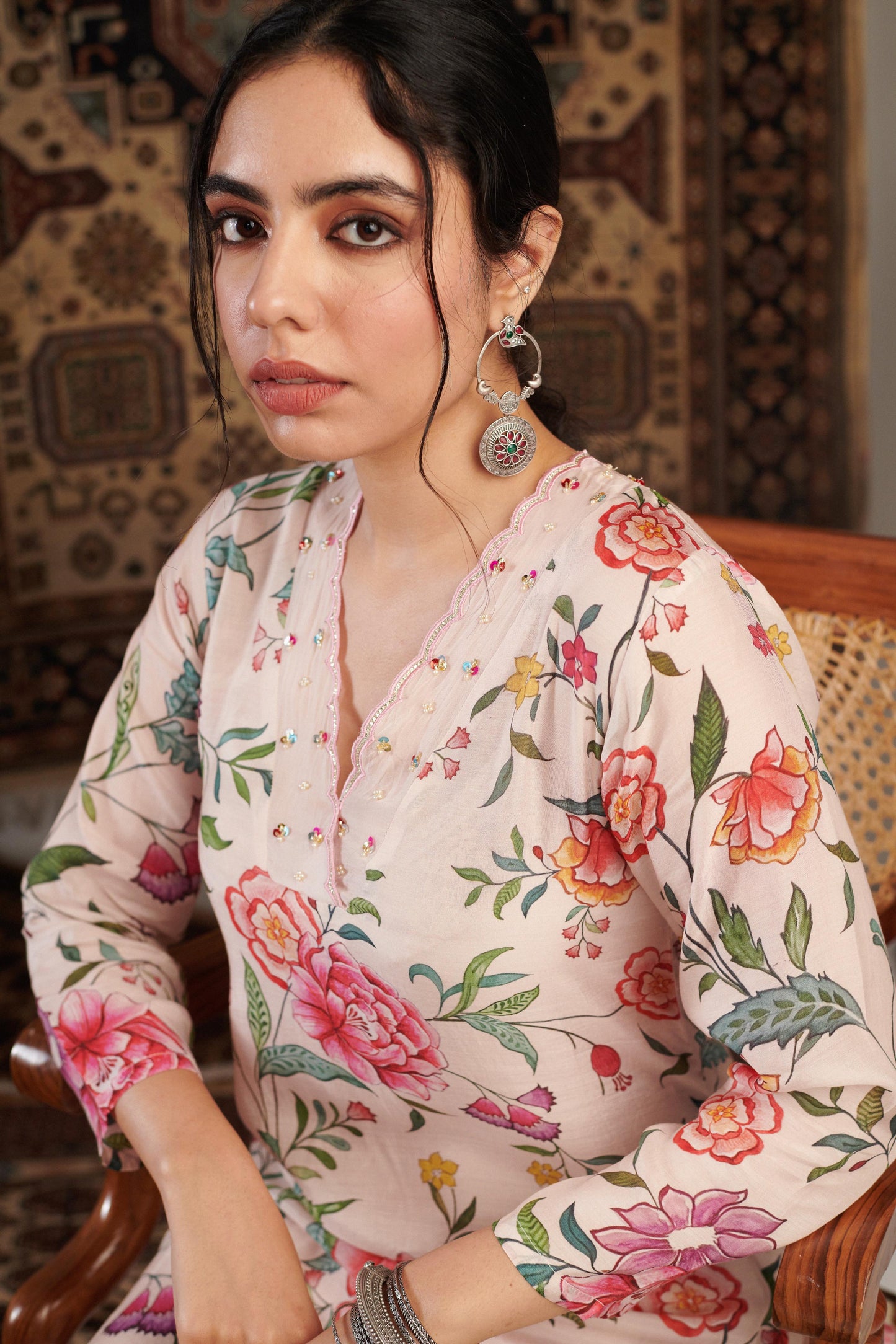AKS IVORY KURTA SET