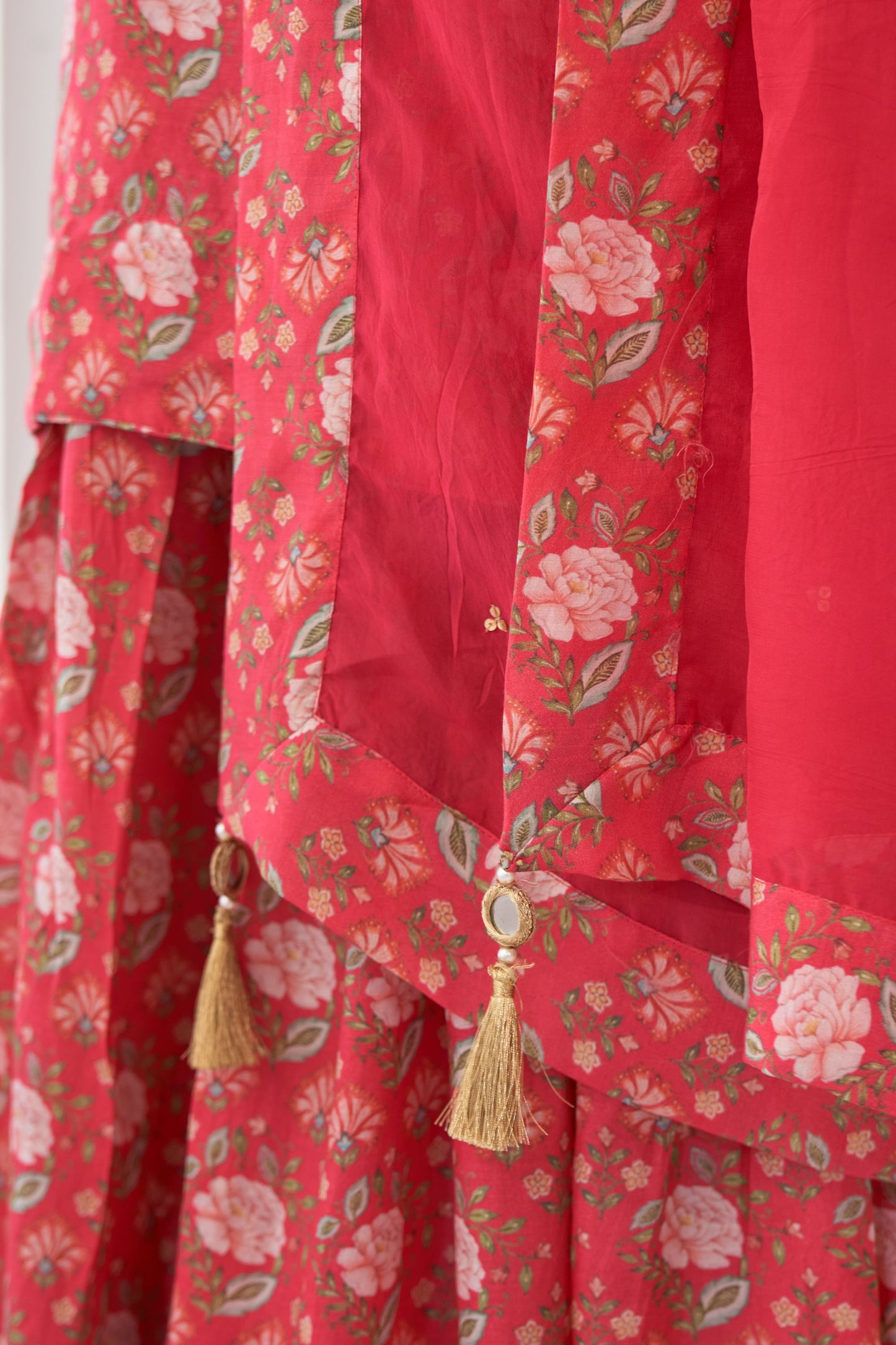 Hot Pink Peony Sharara
