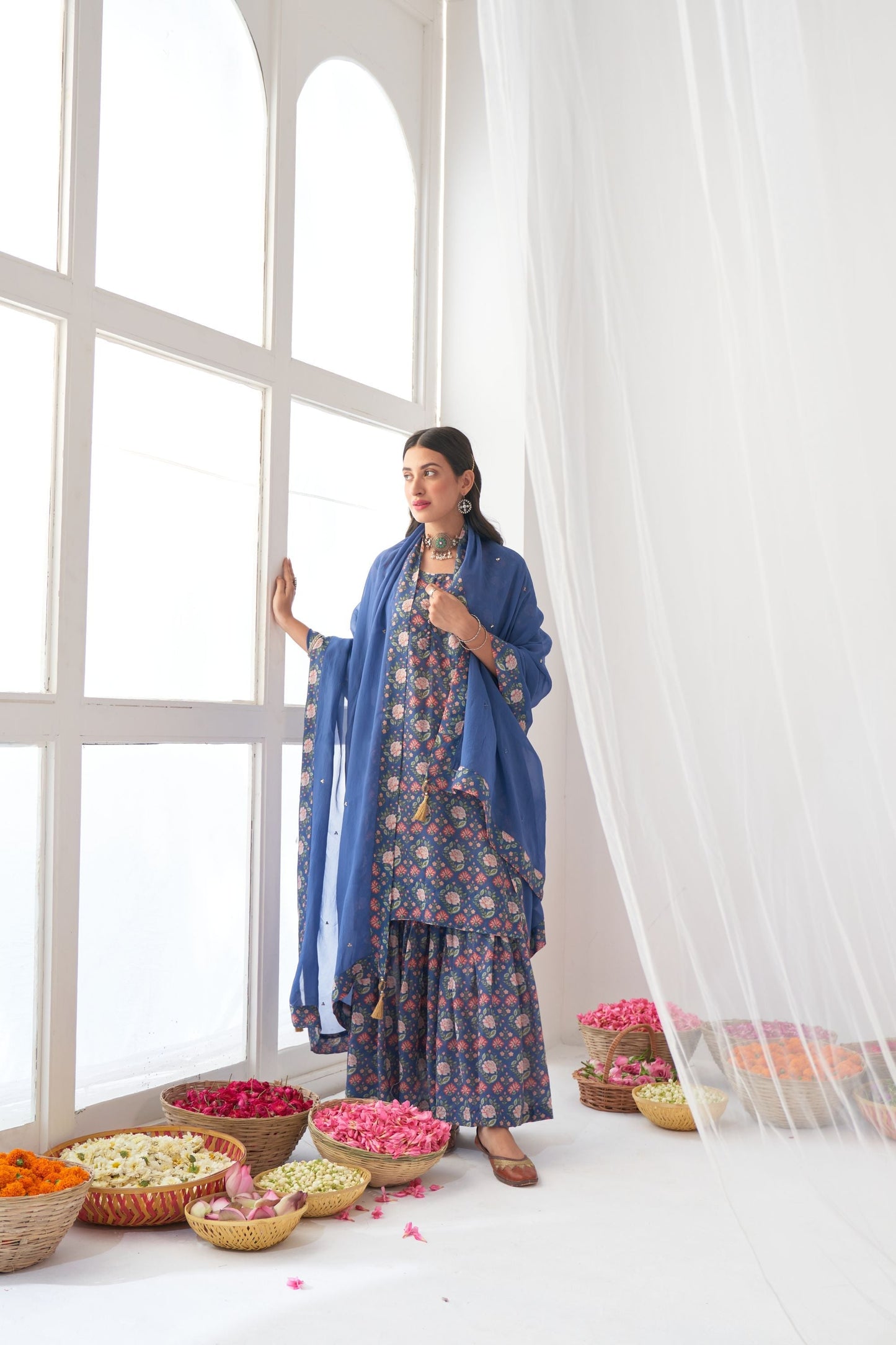 Blue Peony Sharara