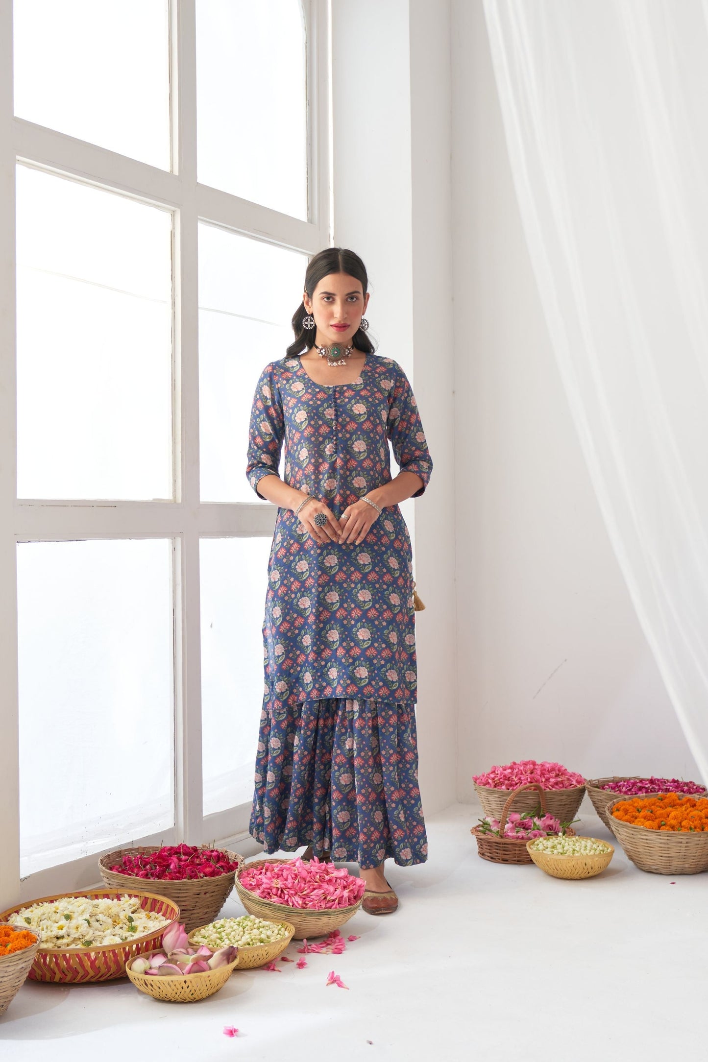 Blue Peony Sharara
