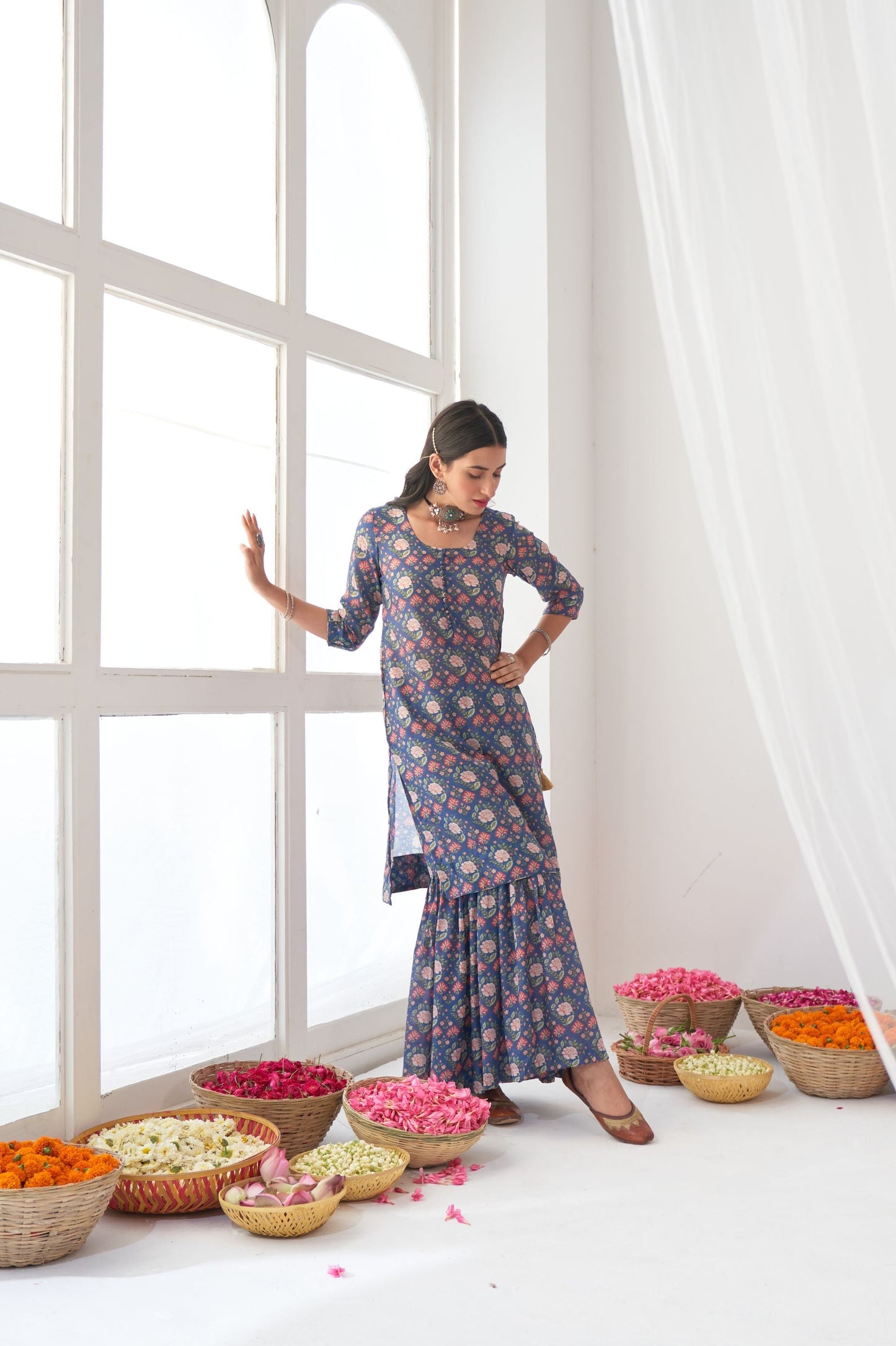 Blue Peony Sharara