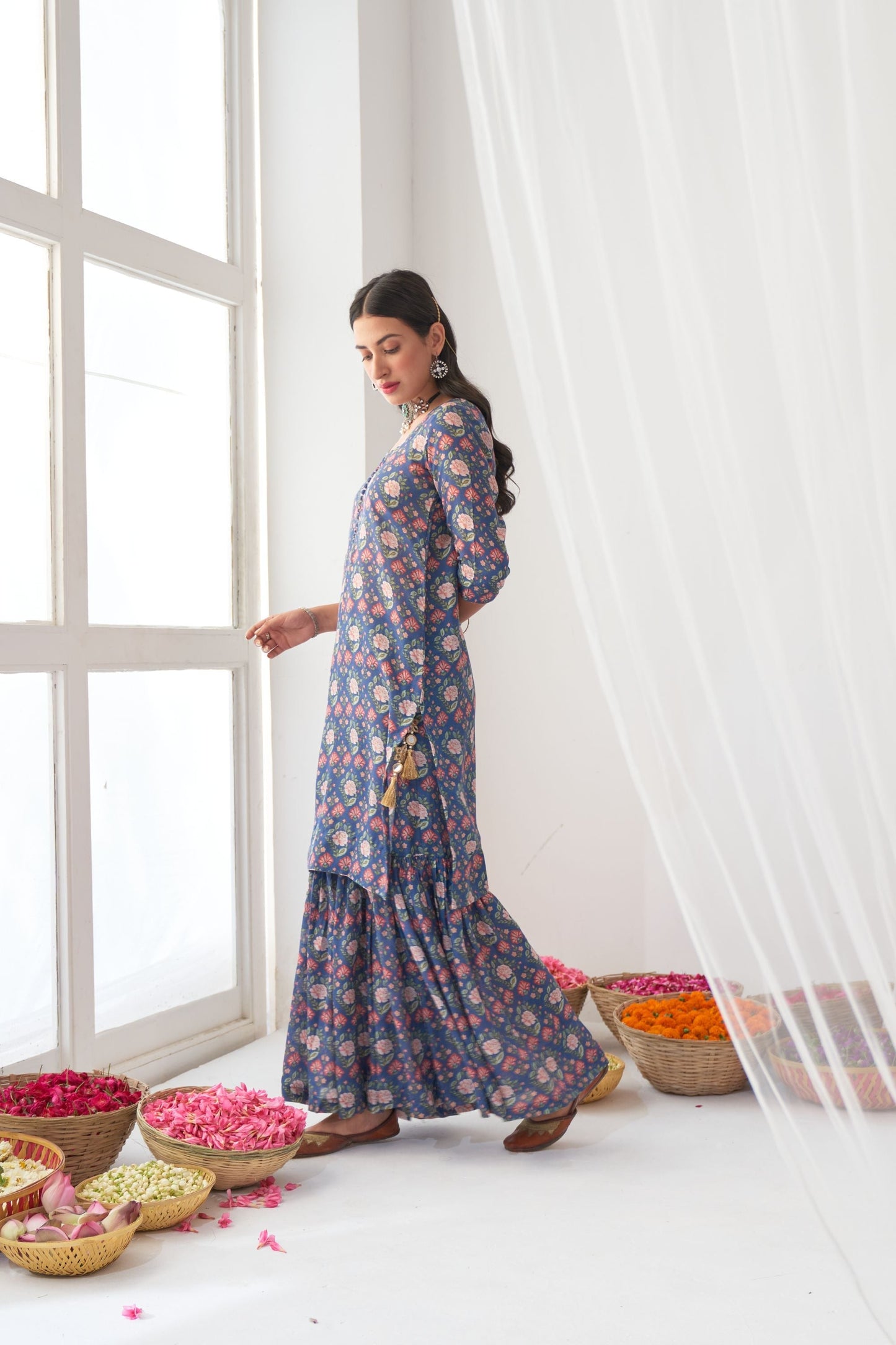 Blue Peony Sharara