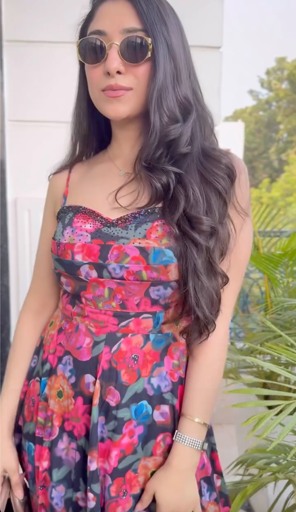 Midnight Wild Rose Dress