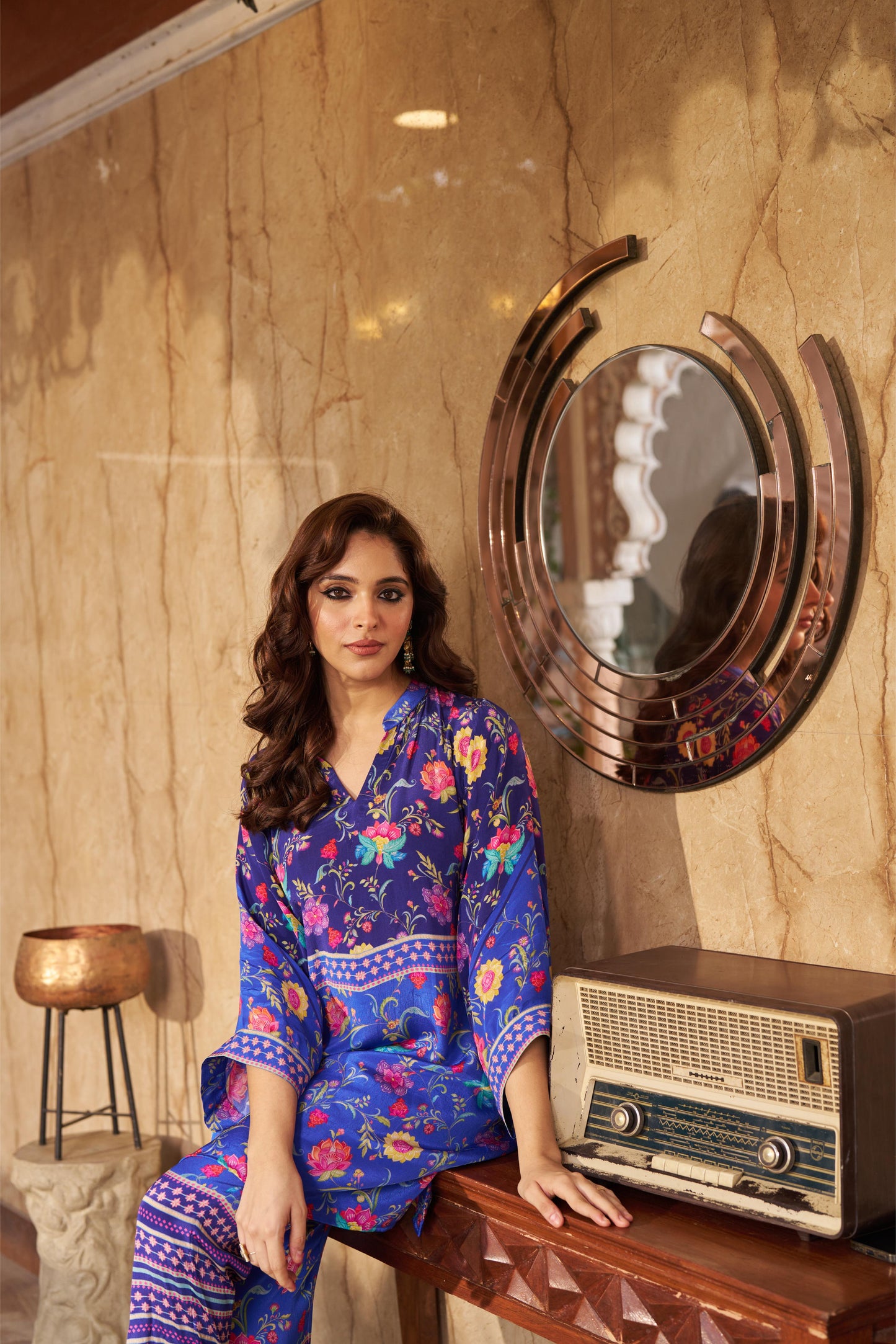 Ruya Blue Co-ord Set