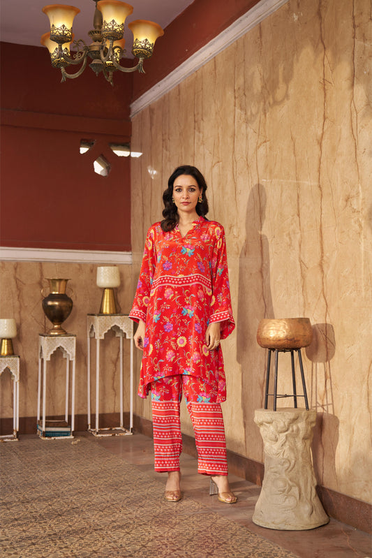 Ruya Burnt Orange Co-ord Set