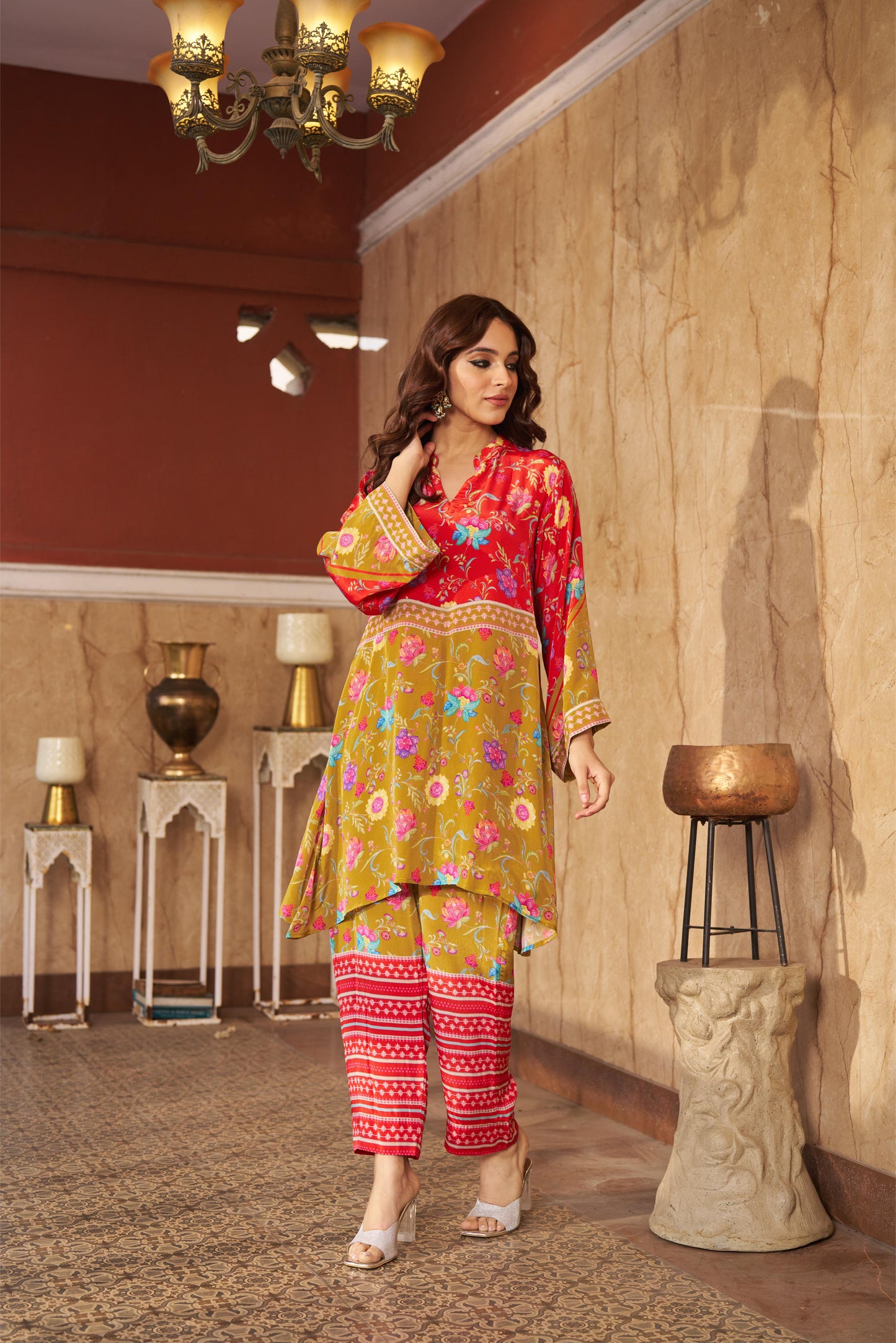 Ruya Olive Co-ord Set