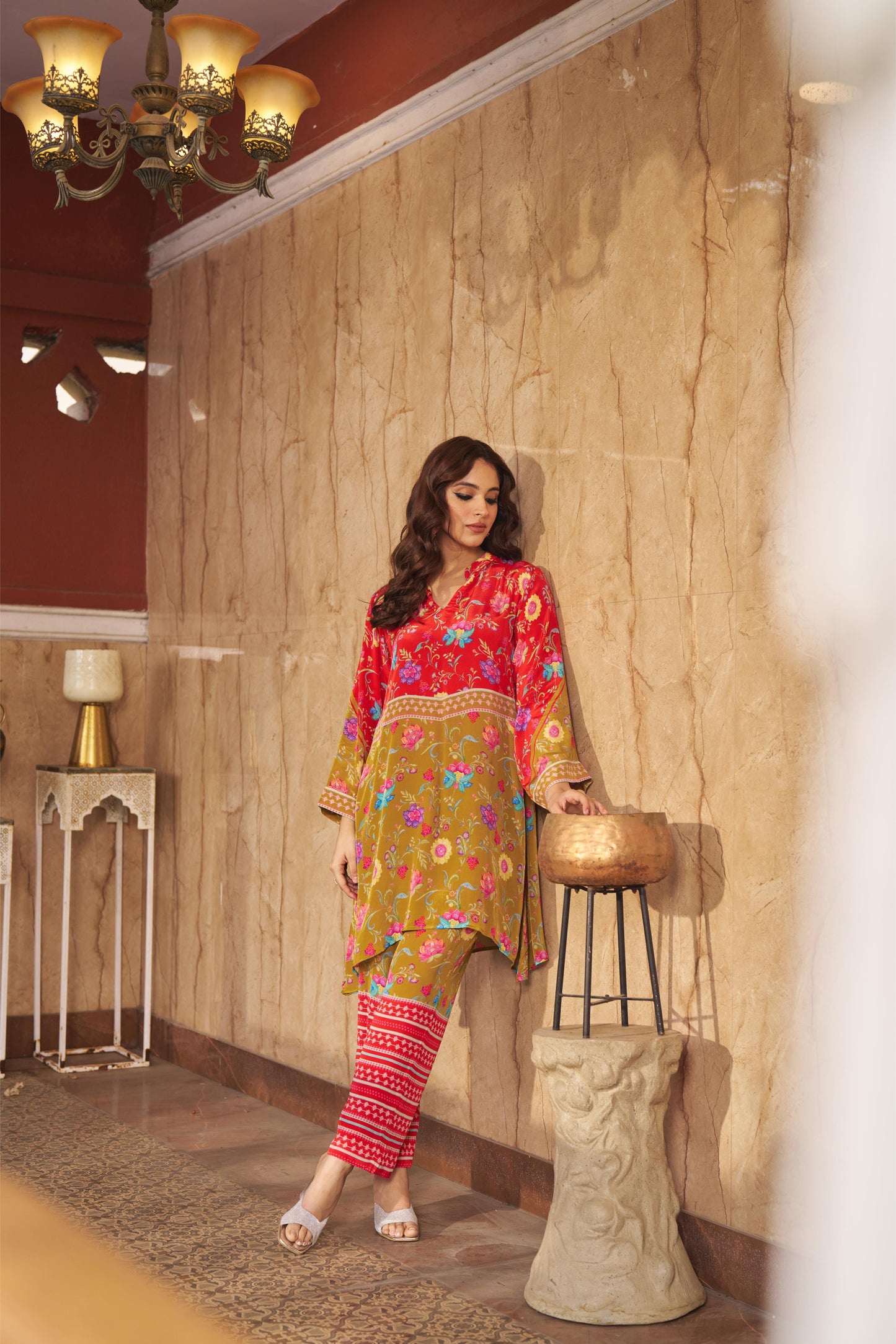 Ruya Olive Co-ord Set