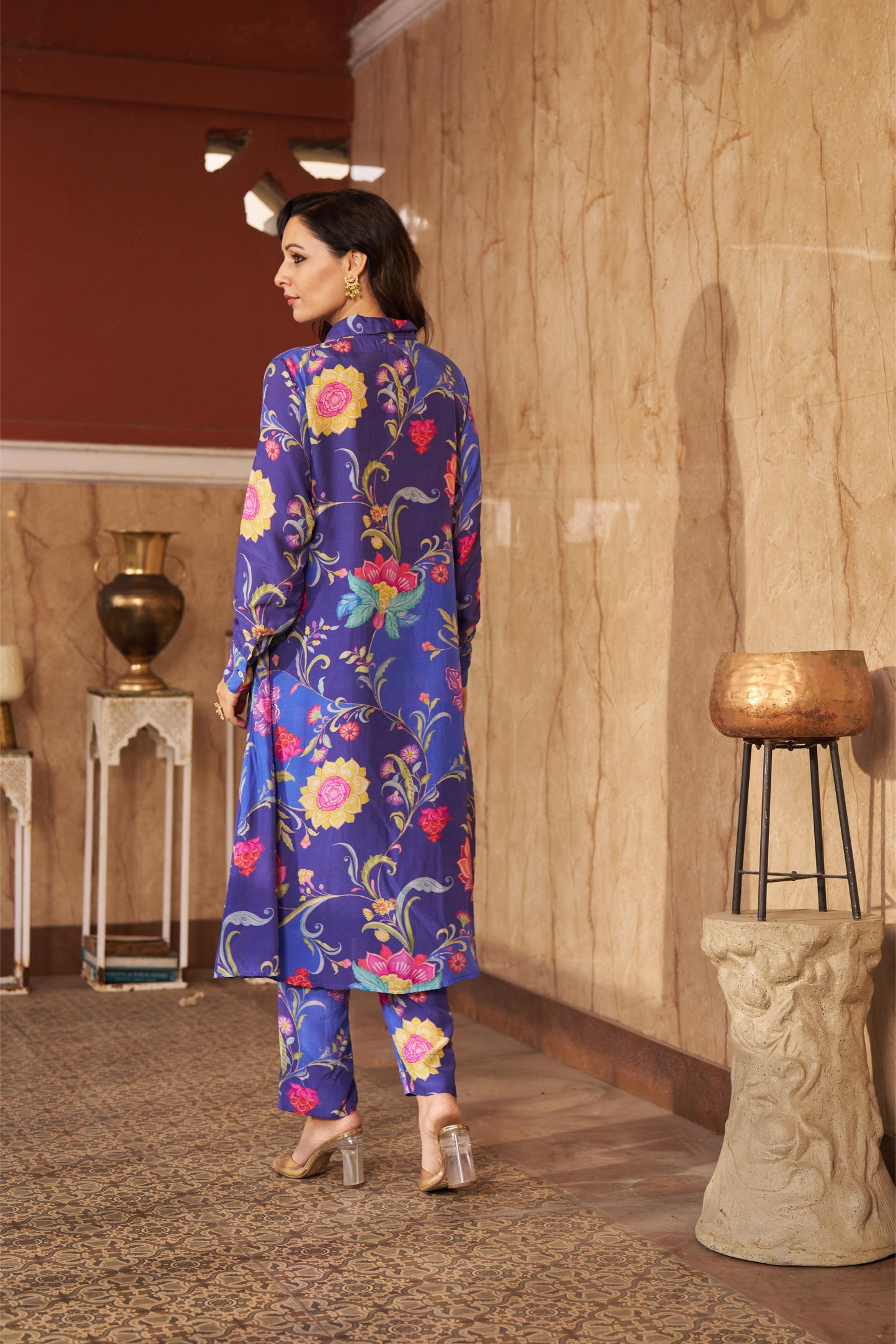 Ruya Blue Kurta Set