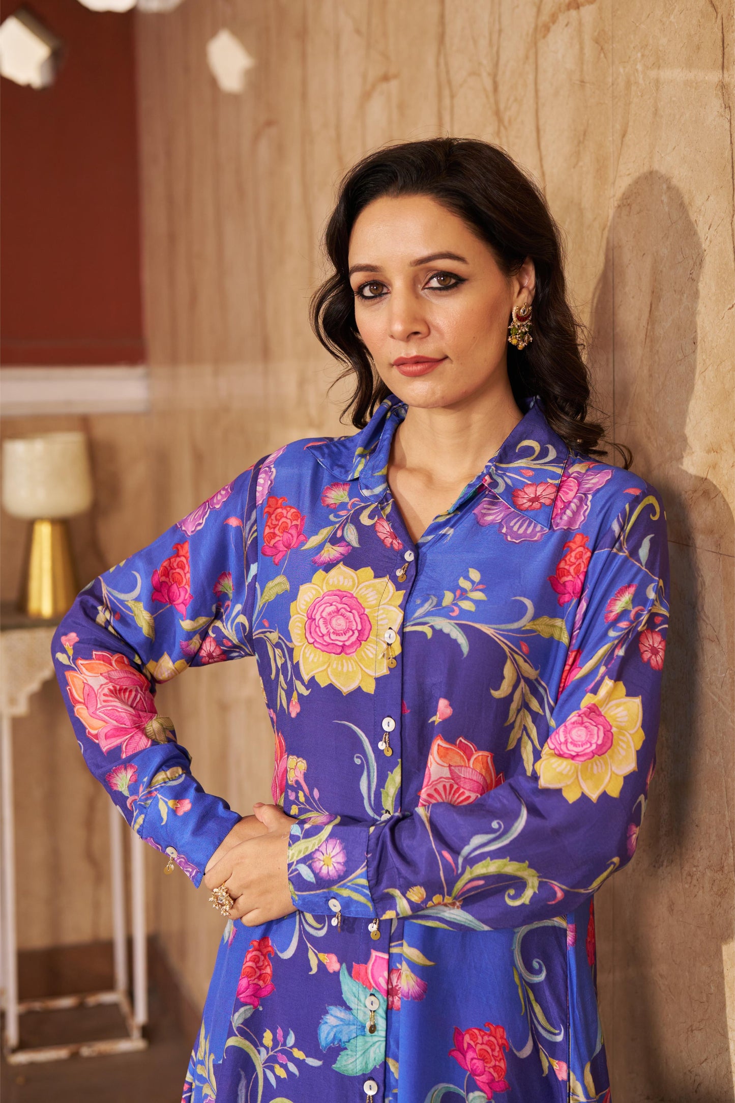 Ruya Blue Kurta Set