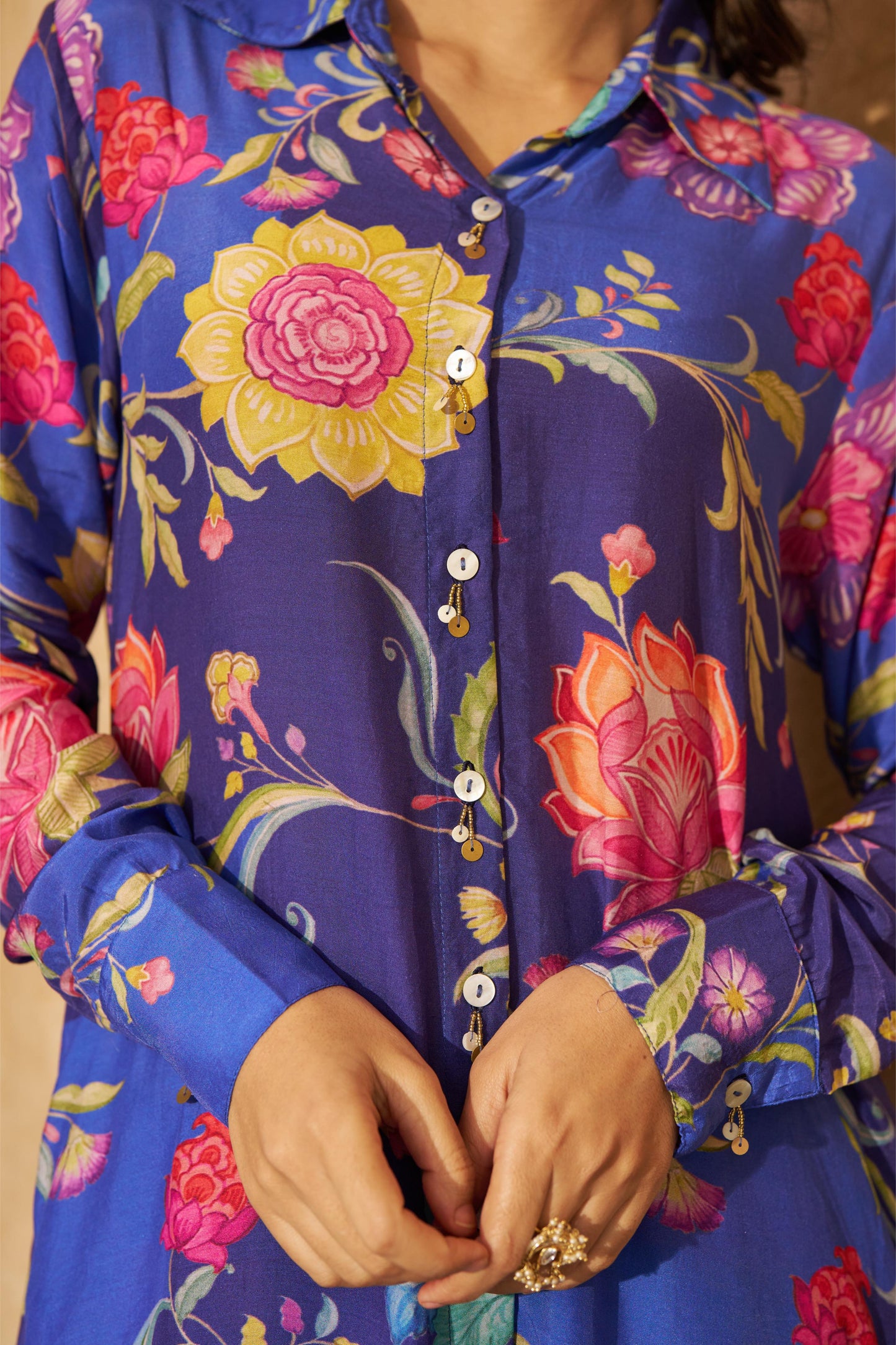 Ruya Blue Kurta Set