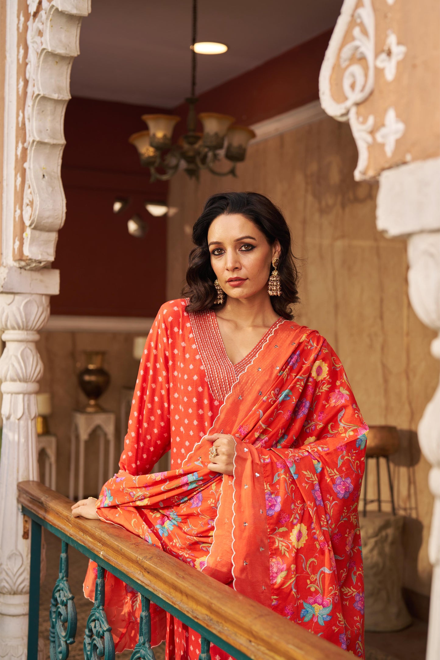 Bia Burnt Orange Kurta Set