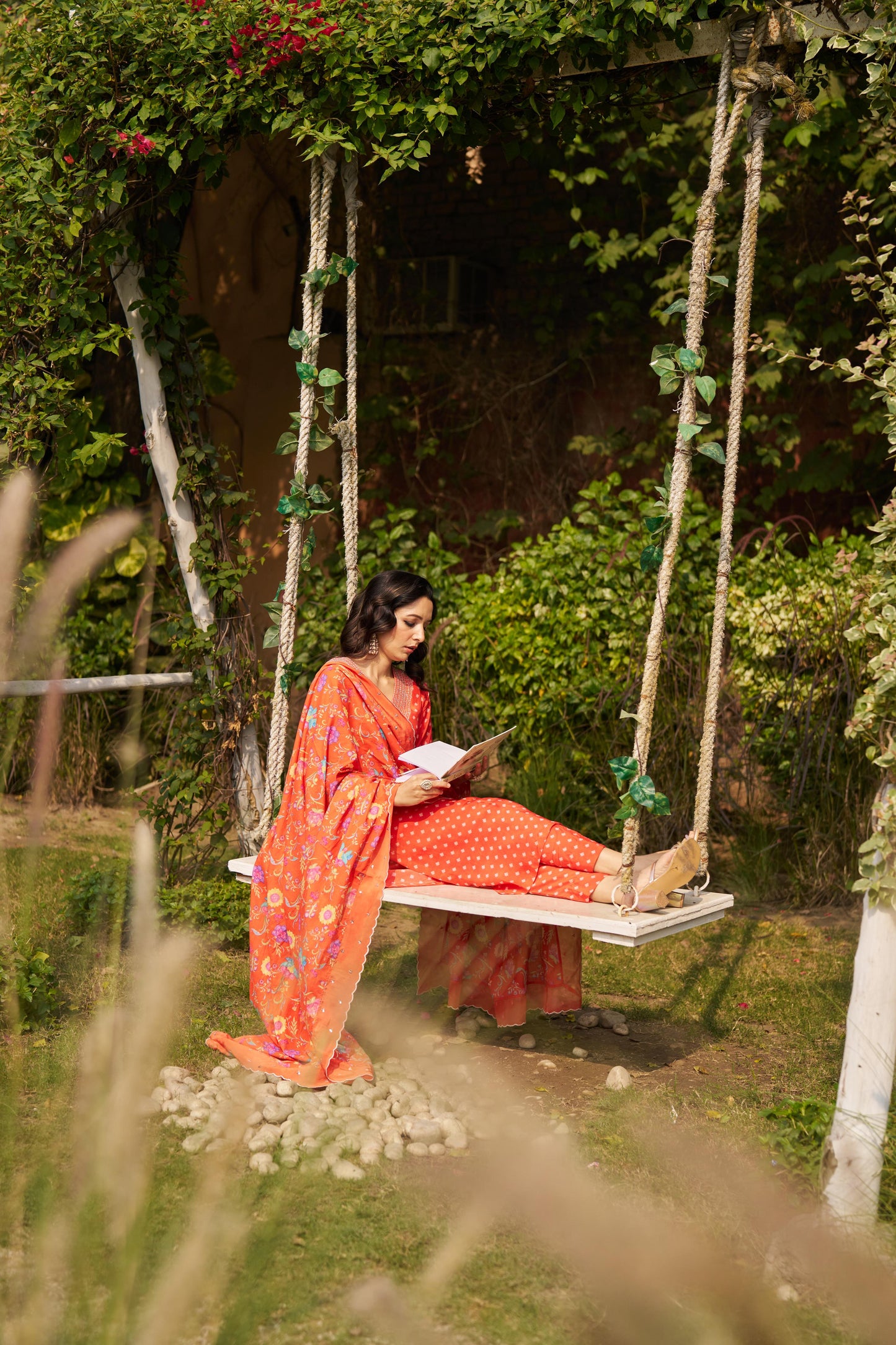 Bia Burnt Orange Kurta Set