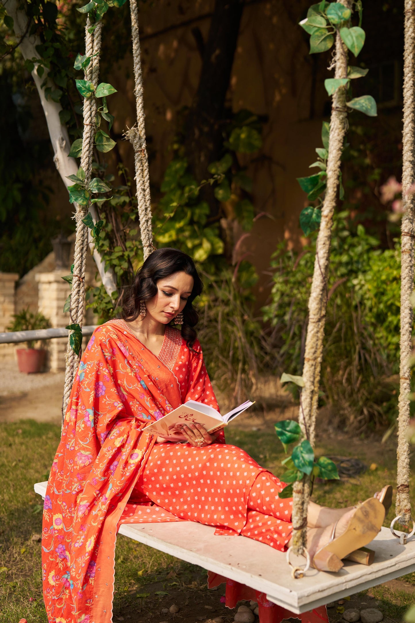 Bia Burnt Orange Kurta Set