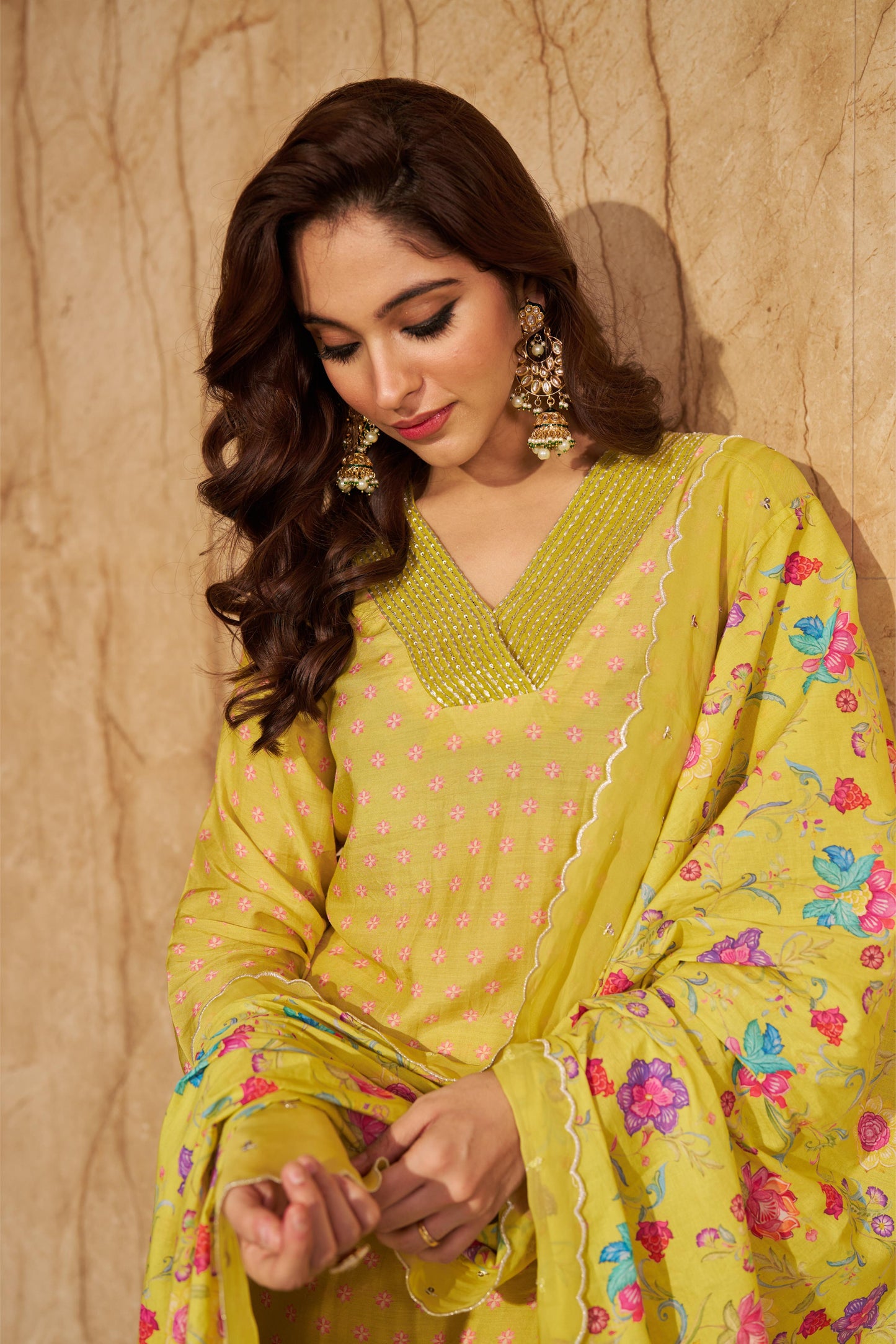 Bia Lime Kurta Set
