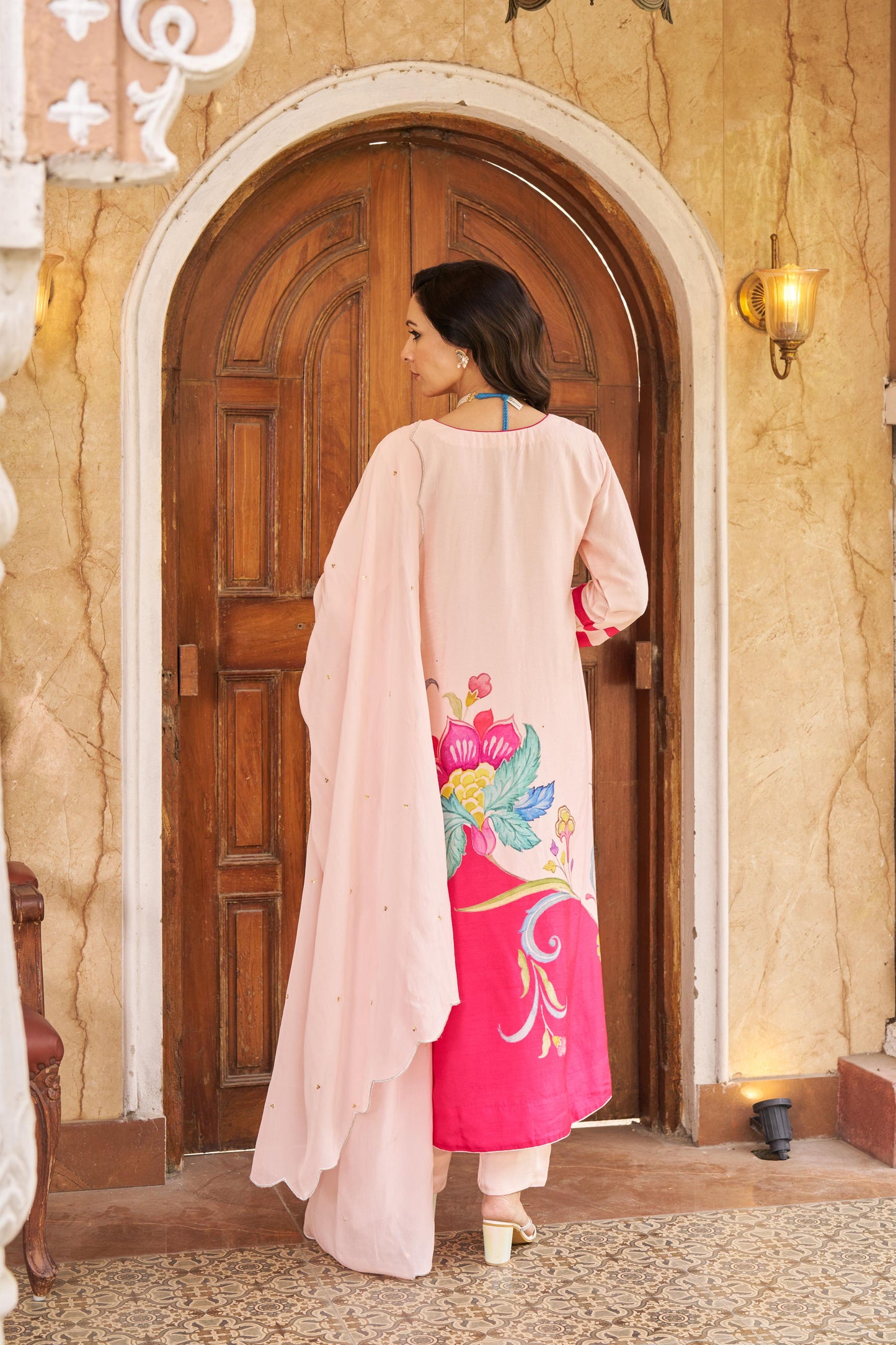 Nayaab Pink Kurta Set