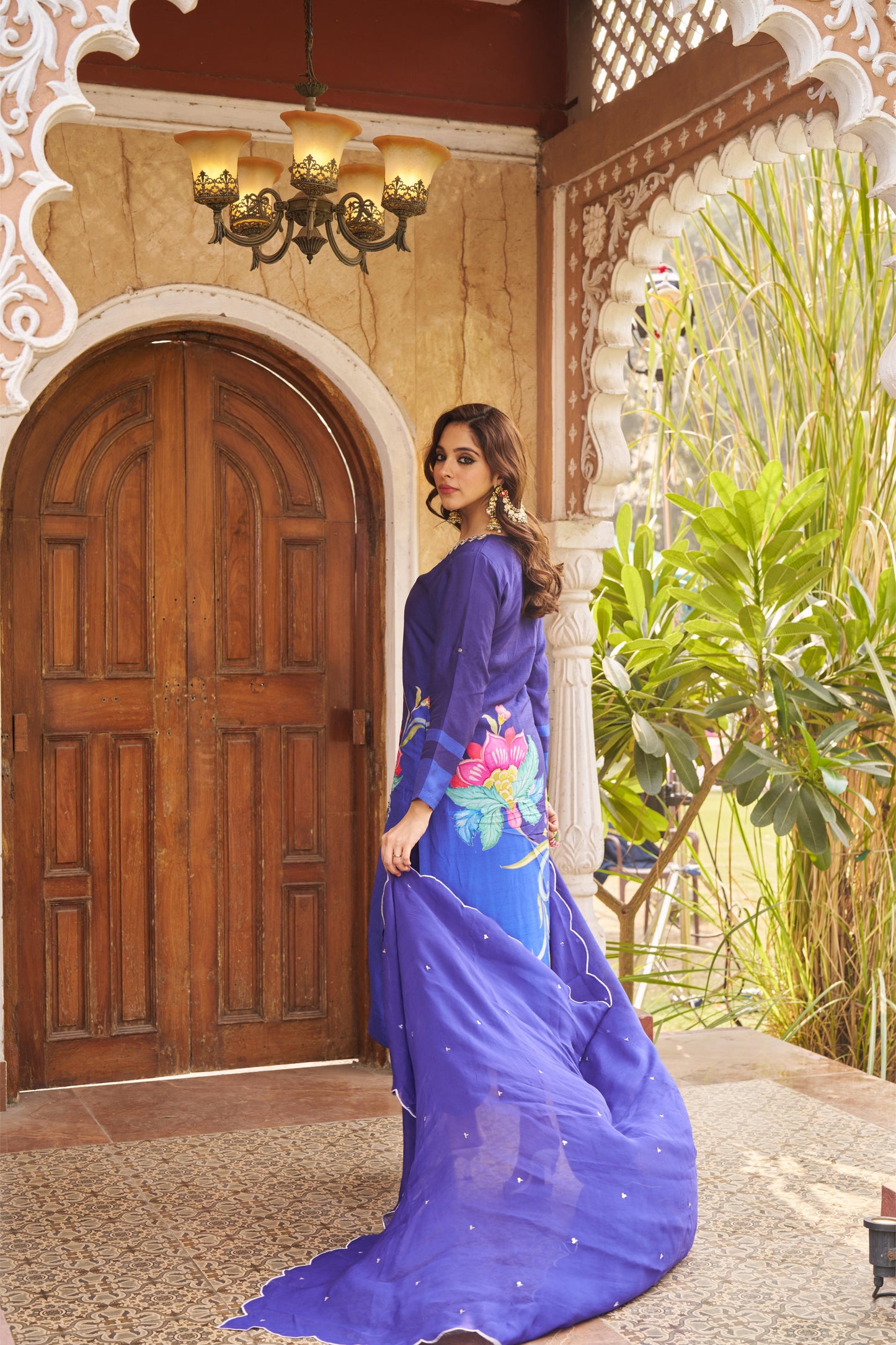 Nayaab Blue Kurta Set