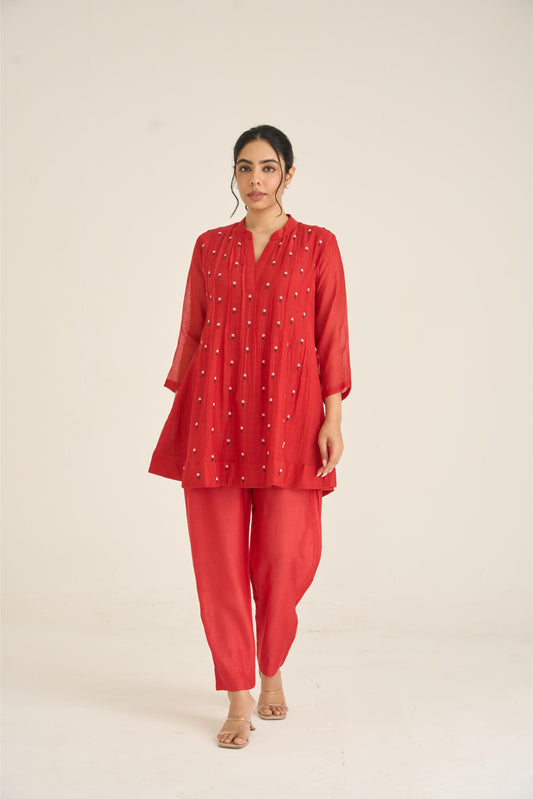 Rosebelle Red Co-ord Set
