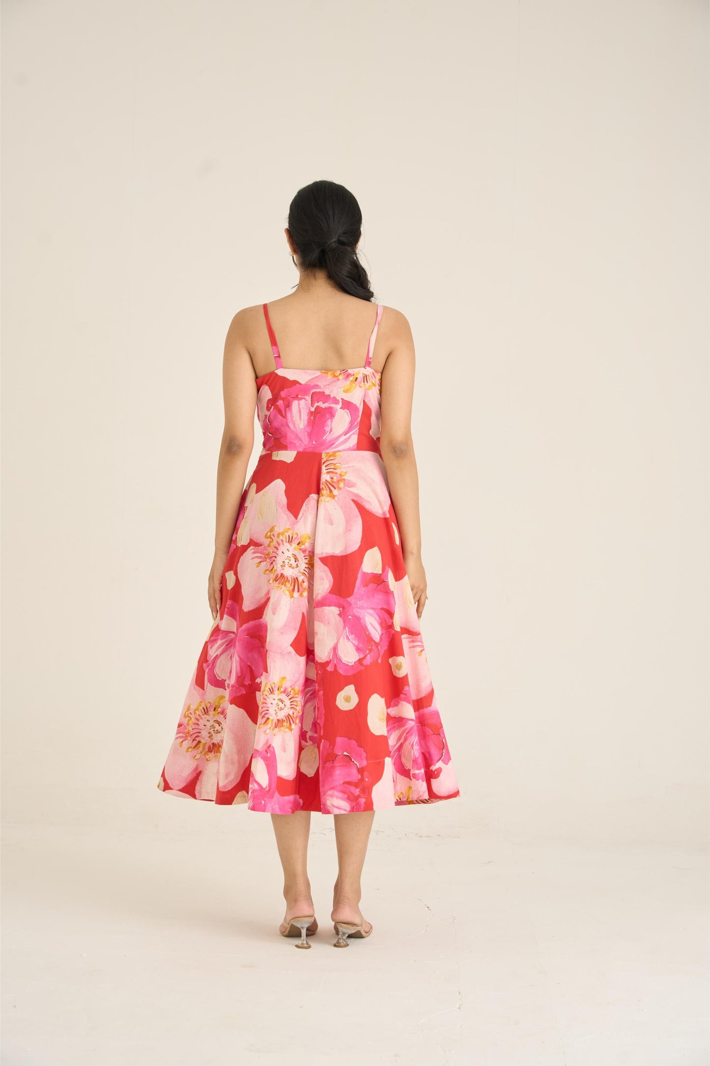 Red Wild Rose Dress