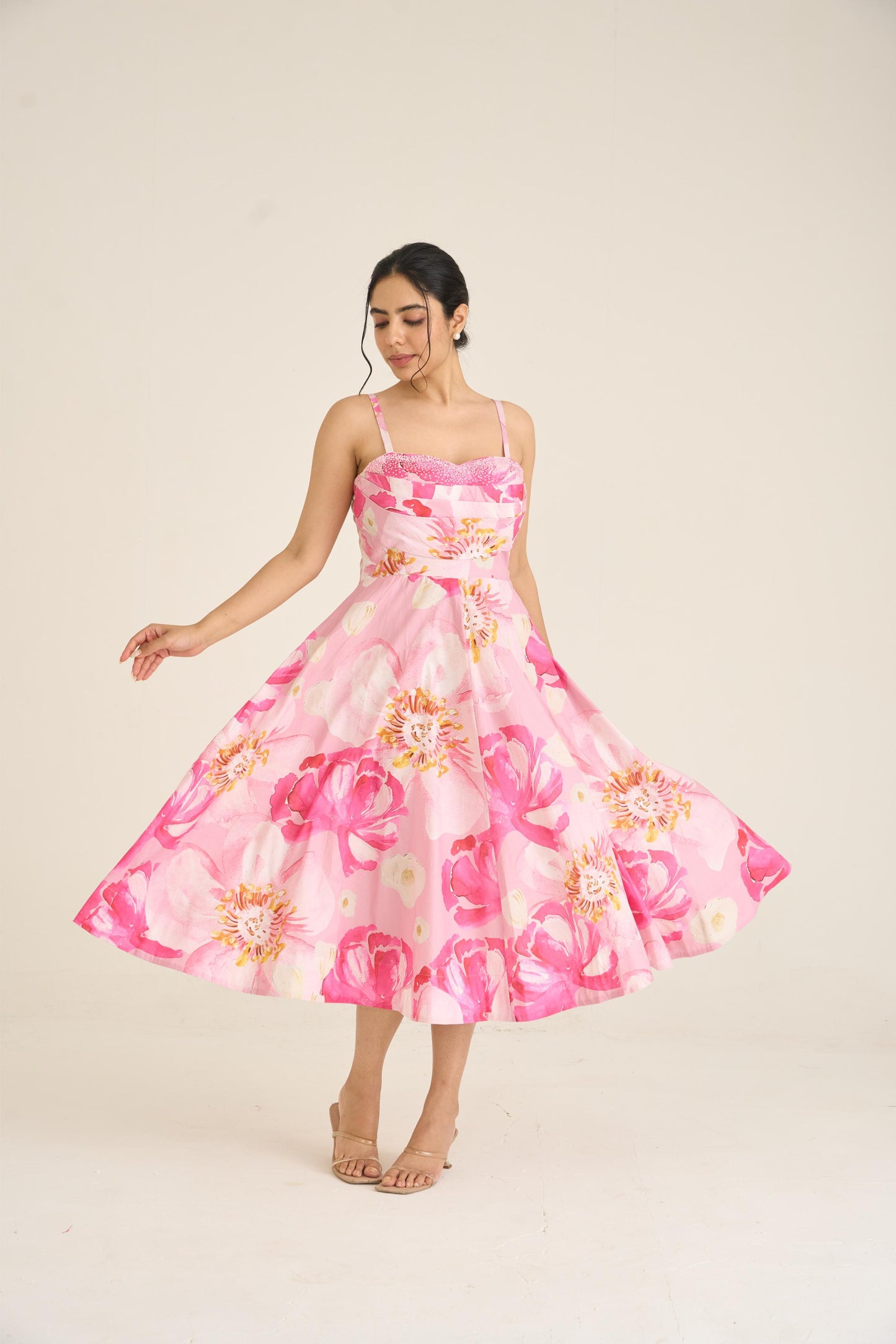 Pink Wild Rose Dress