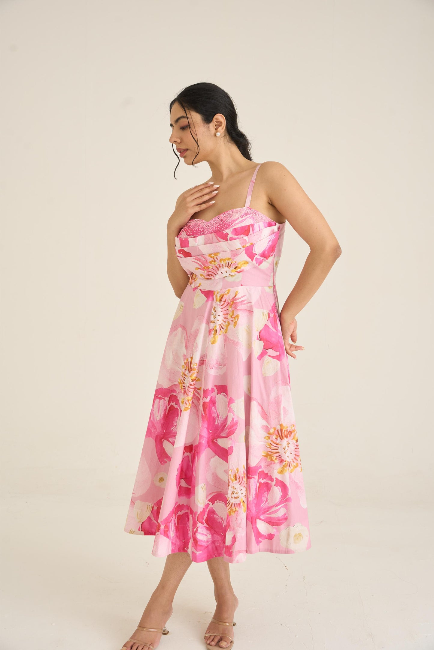 Pink Wild Rose Dress