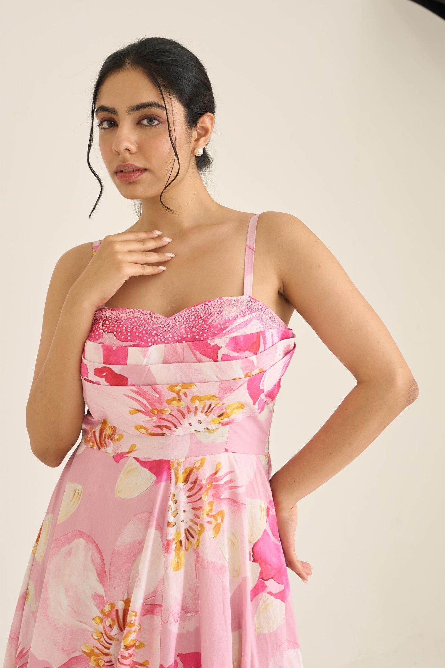 Pink Wild Rose Dress