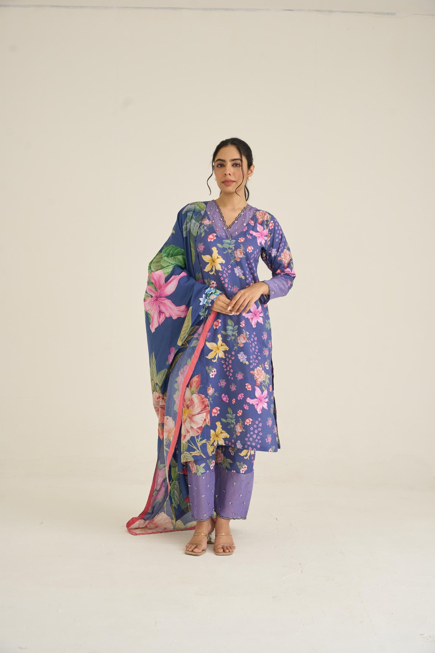 Blue Summer Haze Kurta Set