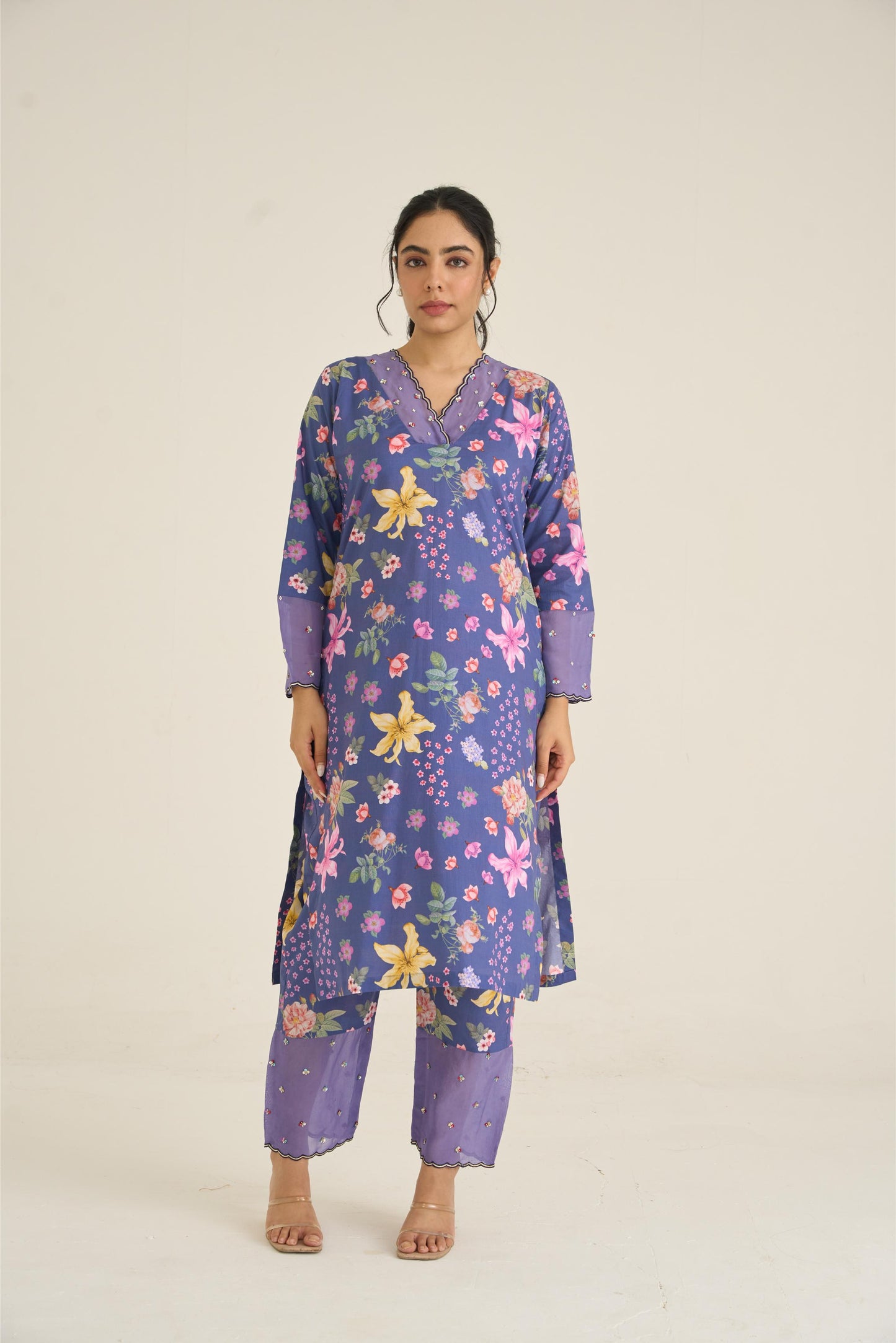 Blue Summer Haze Kurta Set
