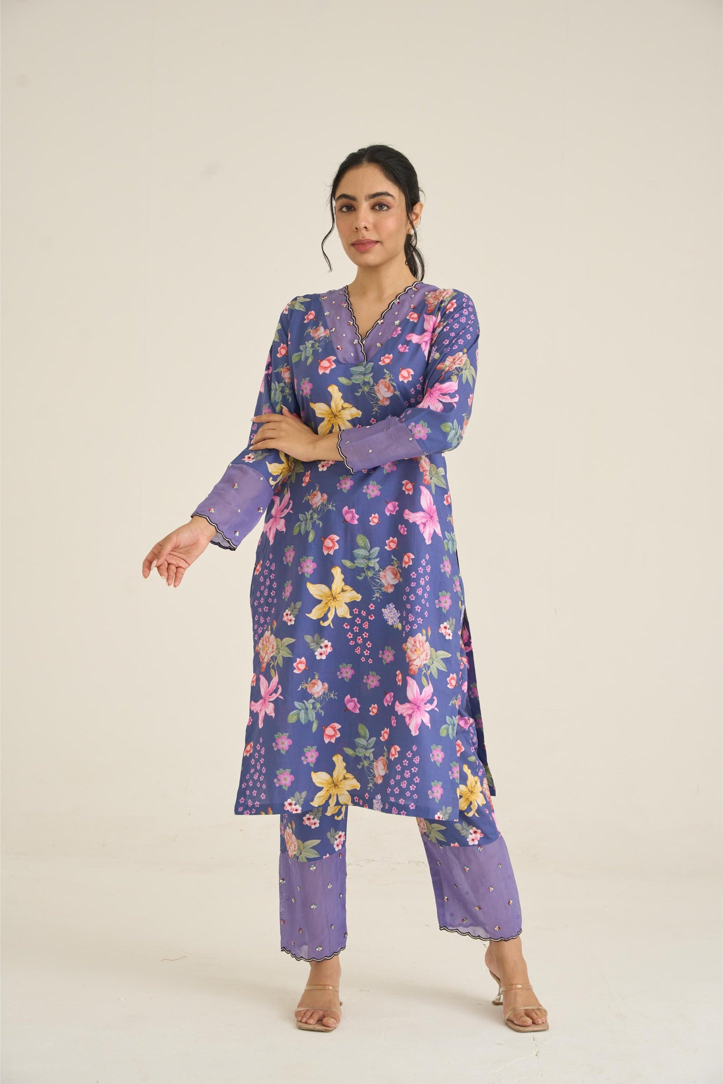 Blue Summer Haze Kurta Set