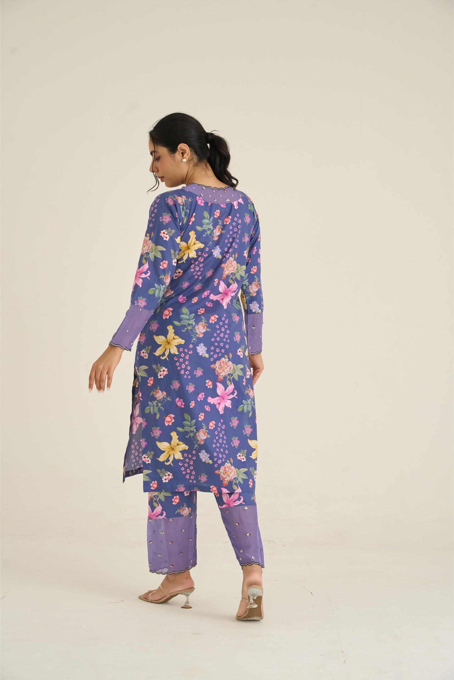 Blue Summer Haze Kurta Set